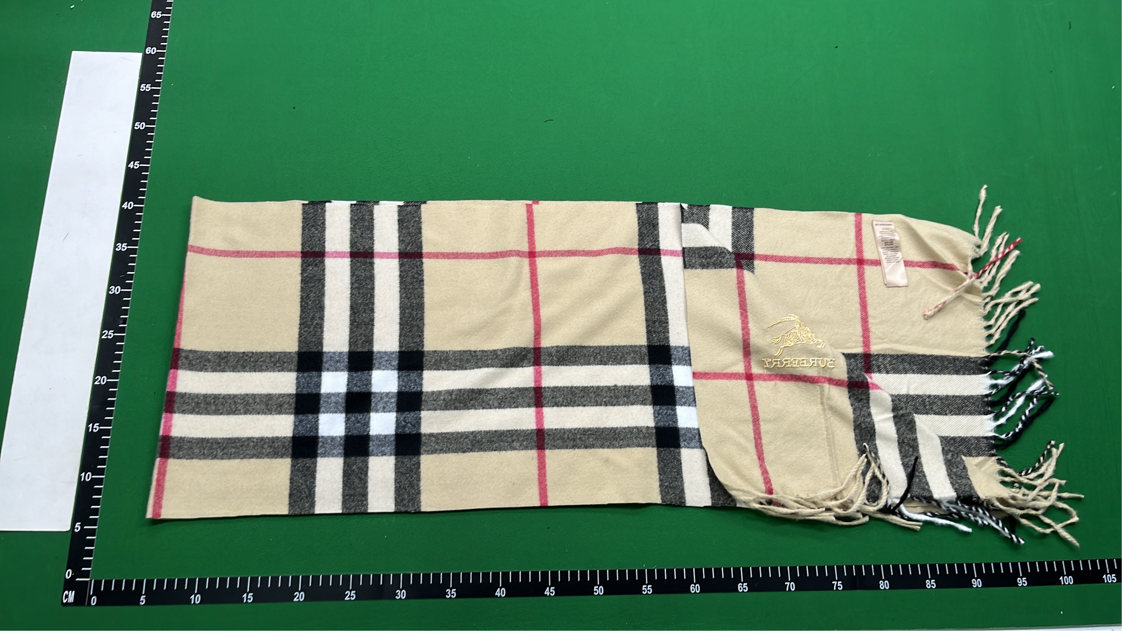 Classic Check Cashmere Scarf