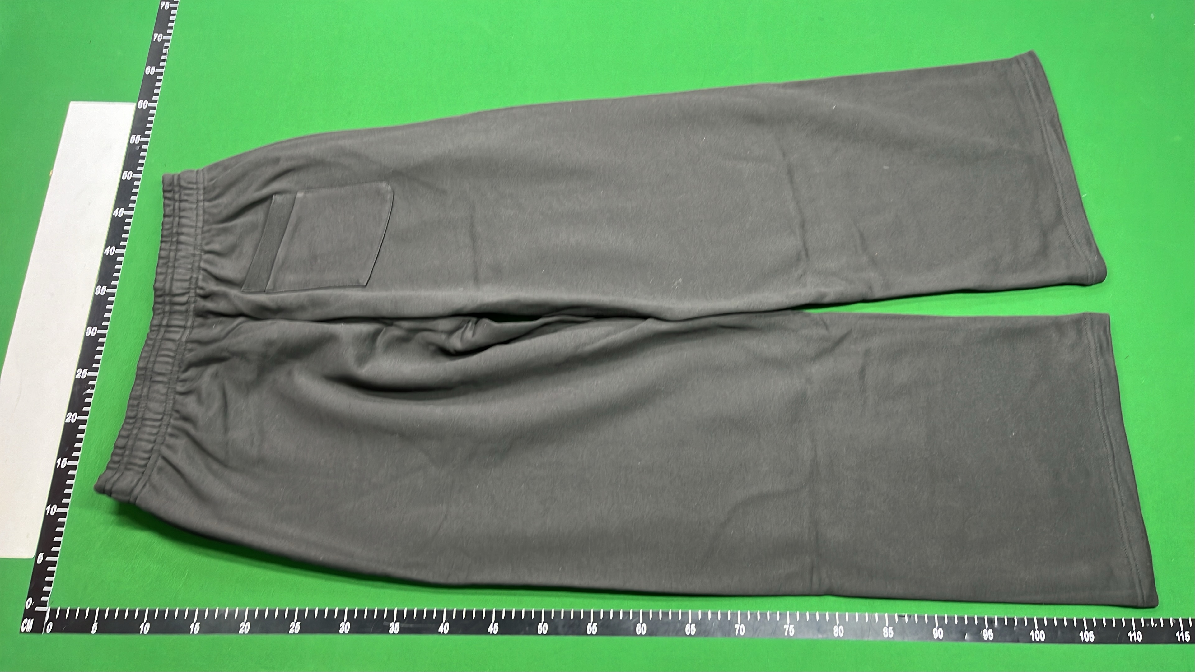 Dark Gray Casual Pants with Abstract Print Design