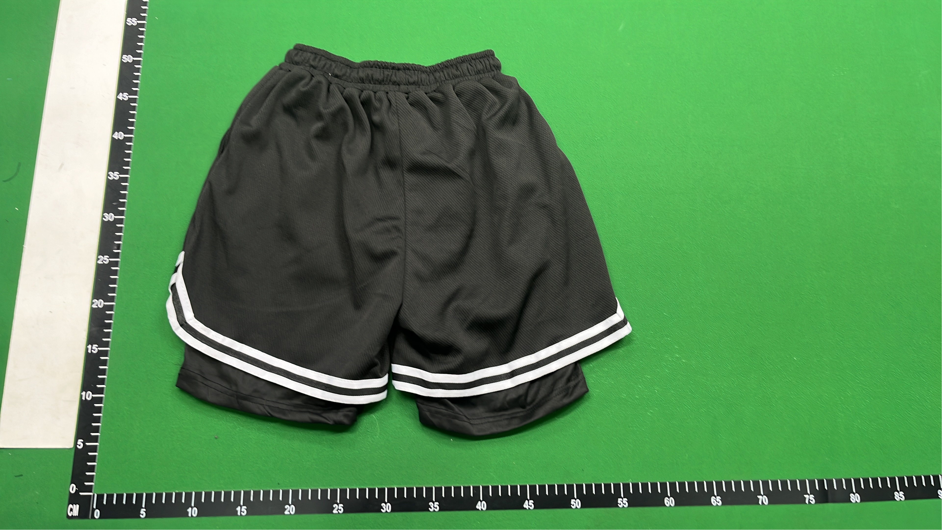Nike KYRIE Basketball Shorts Black White Stripe NBA Logo