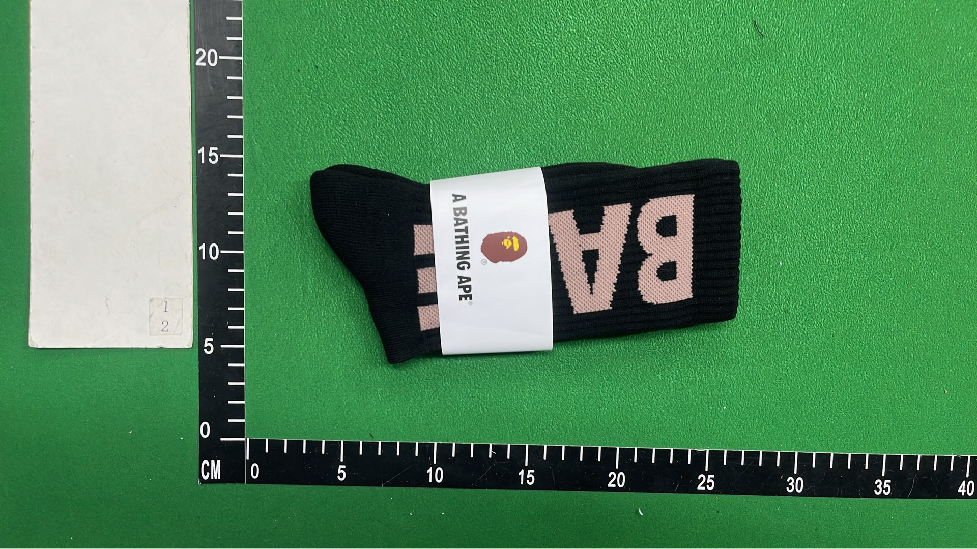 BAPE Logo Crew Socks - Red, White, Blue, Black