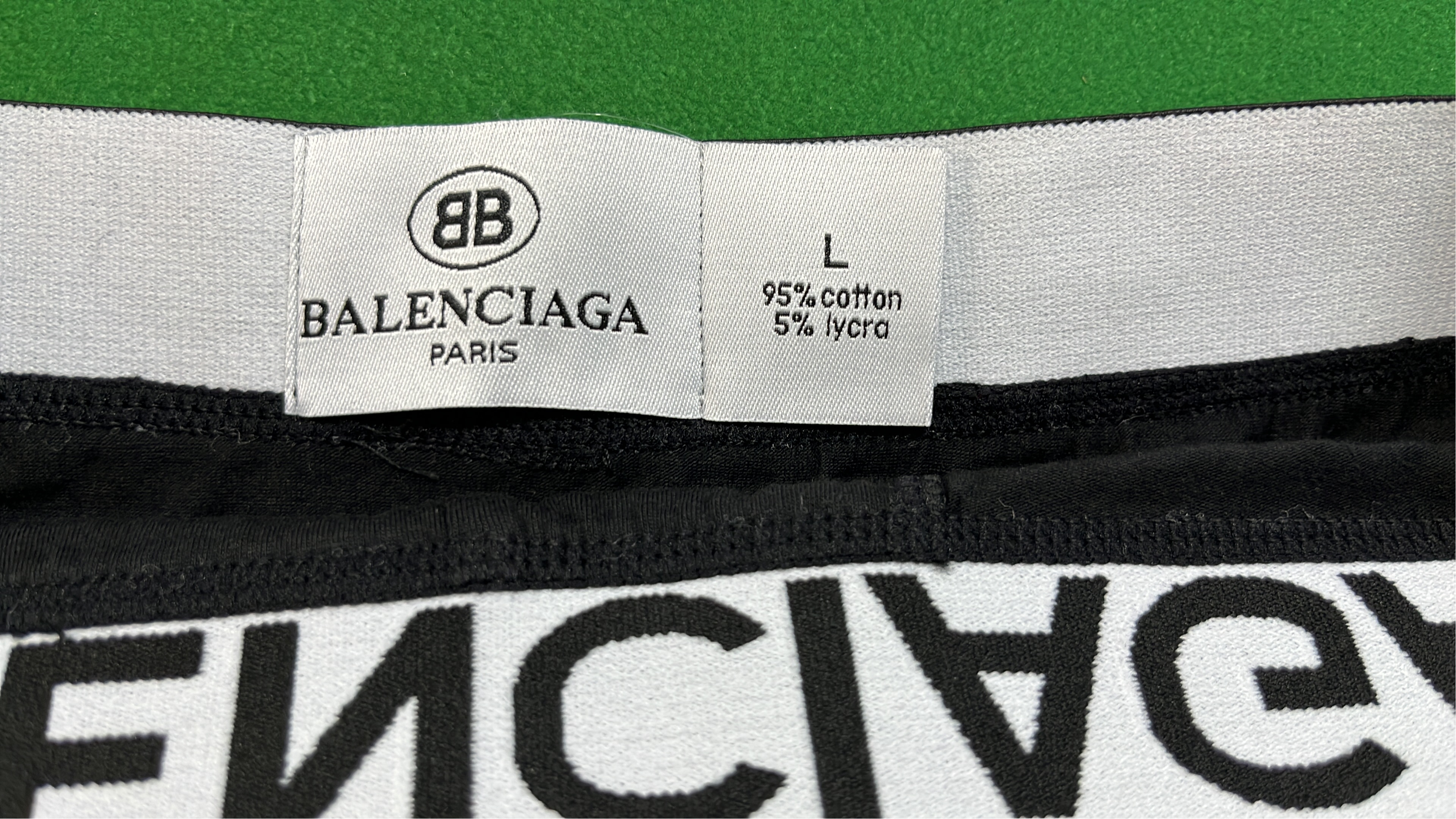 BALE White Men's Underwear Briefs with Black Waistband