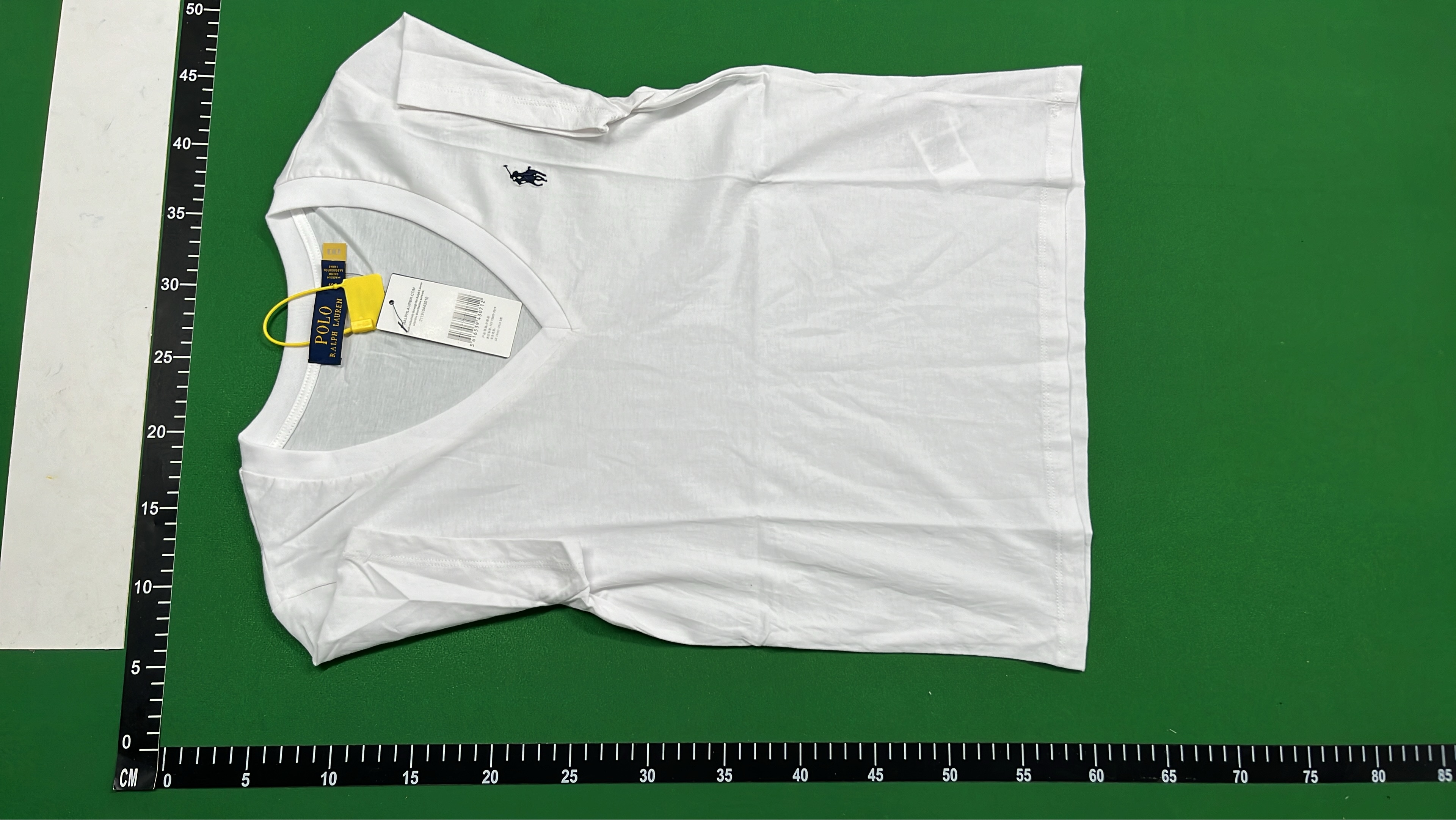 Green V-Neck Polo T-Shirt for Women