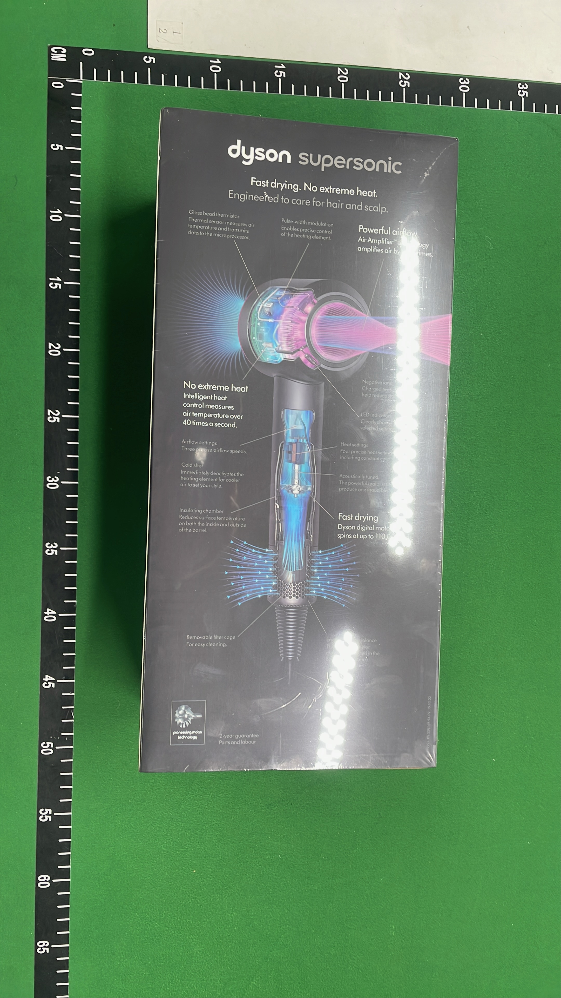 Dyson Supersonic Hair Dryer with Pink and Black Design