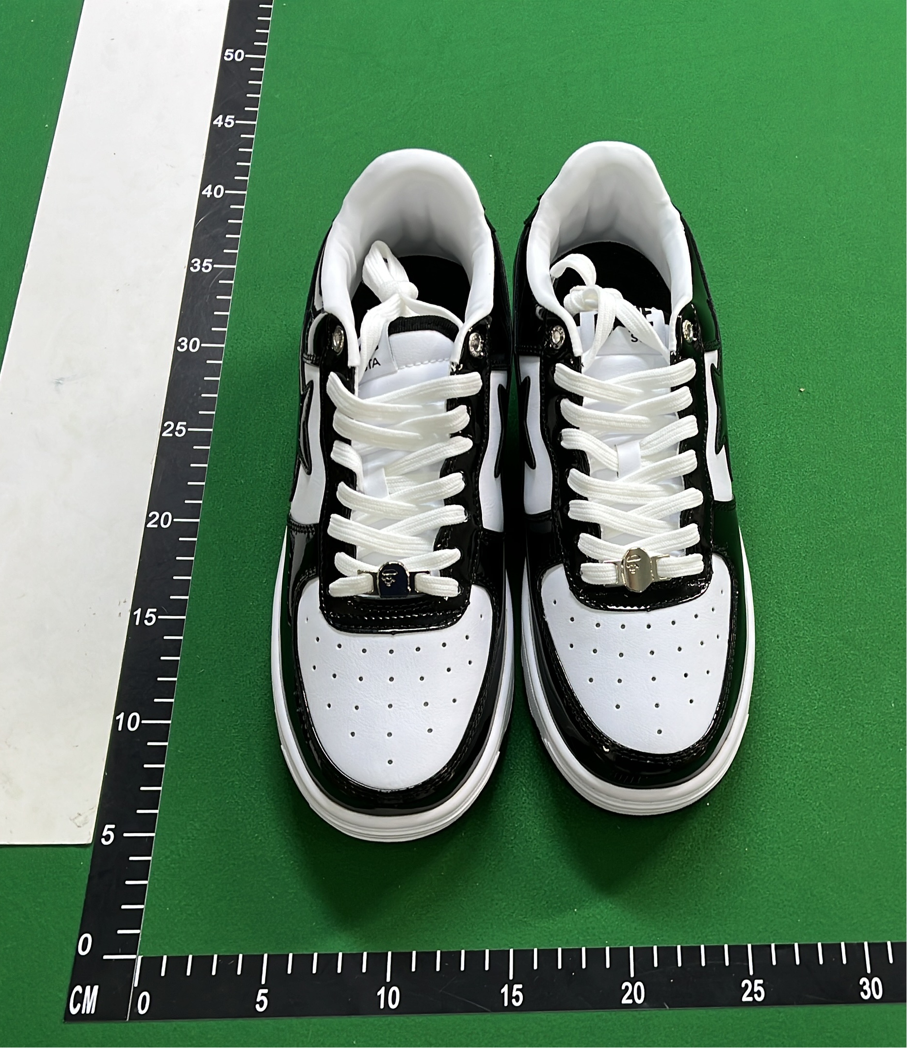 Bape Sta Low Top Sneakers - White, Red, Black & Camo