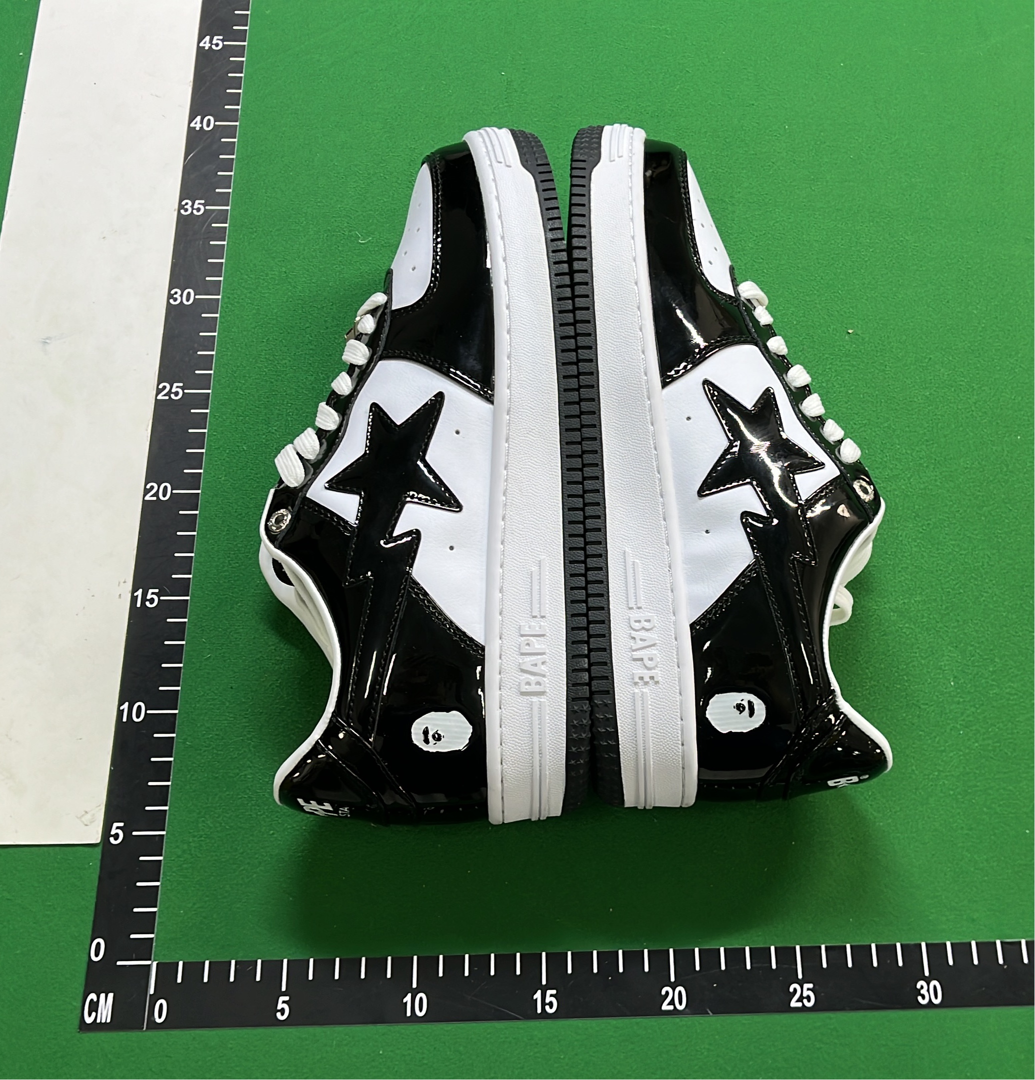 Bape Sta Low Top Sneakers - White, Red, Black & Camo