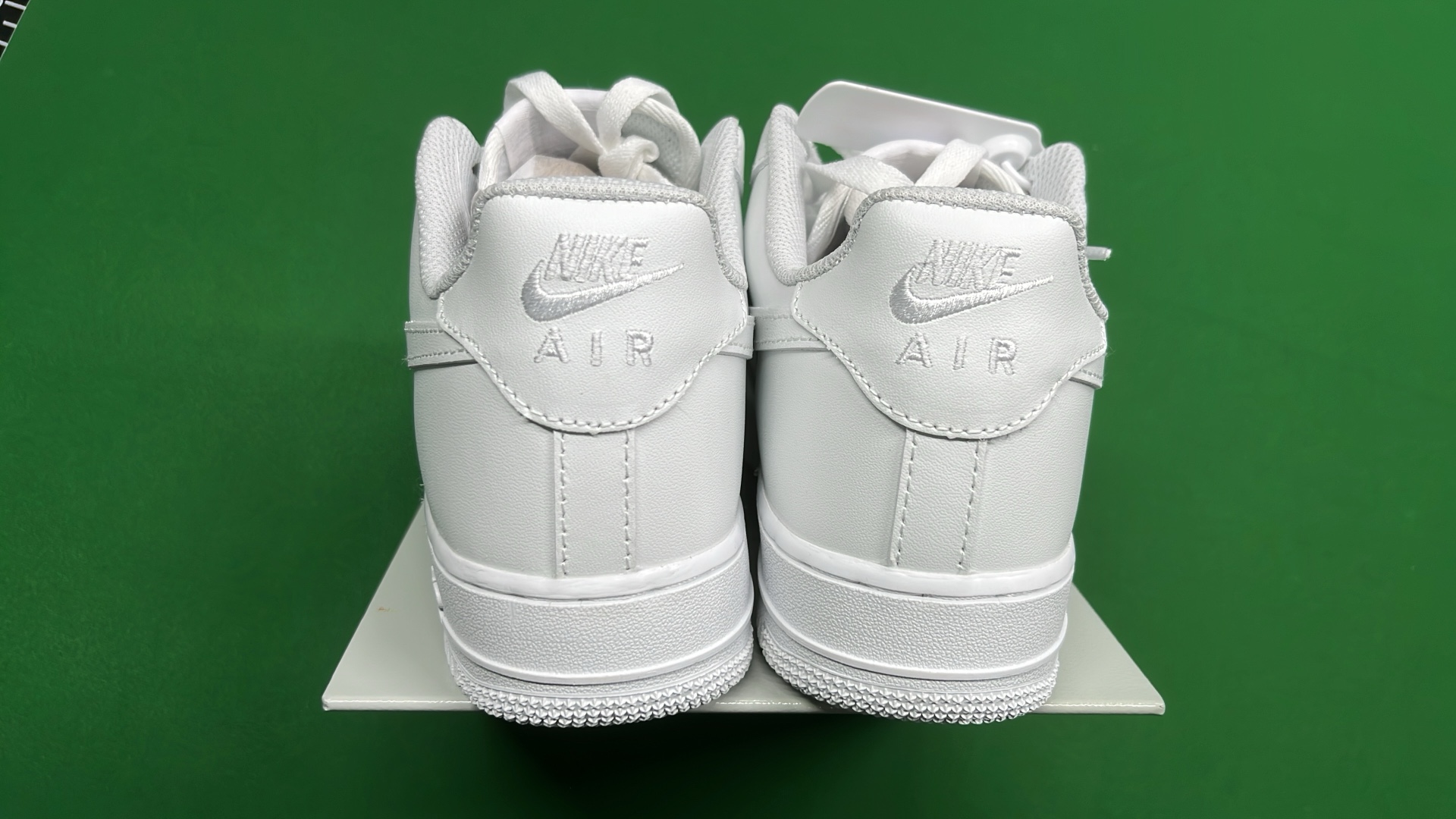 Nike Air Force 1 White Leather Sneakers for Men and Women