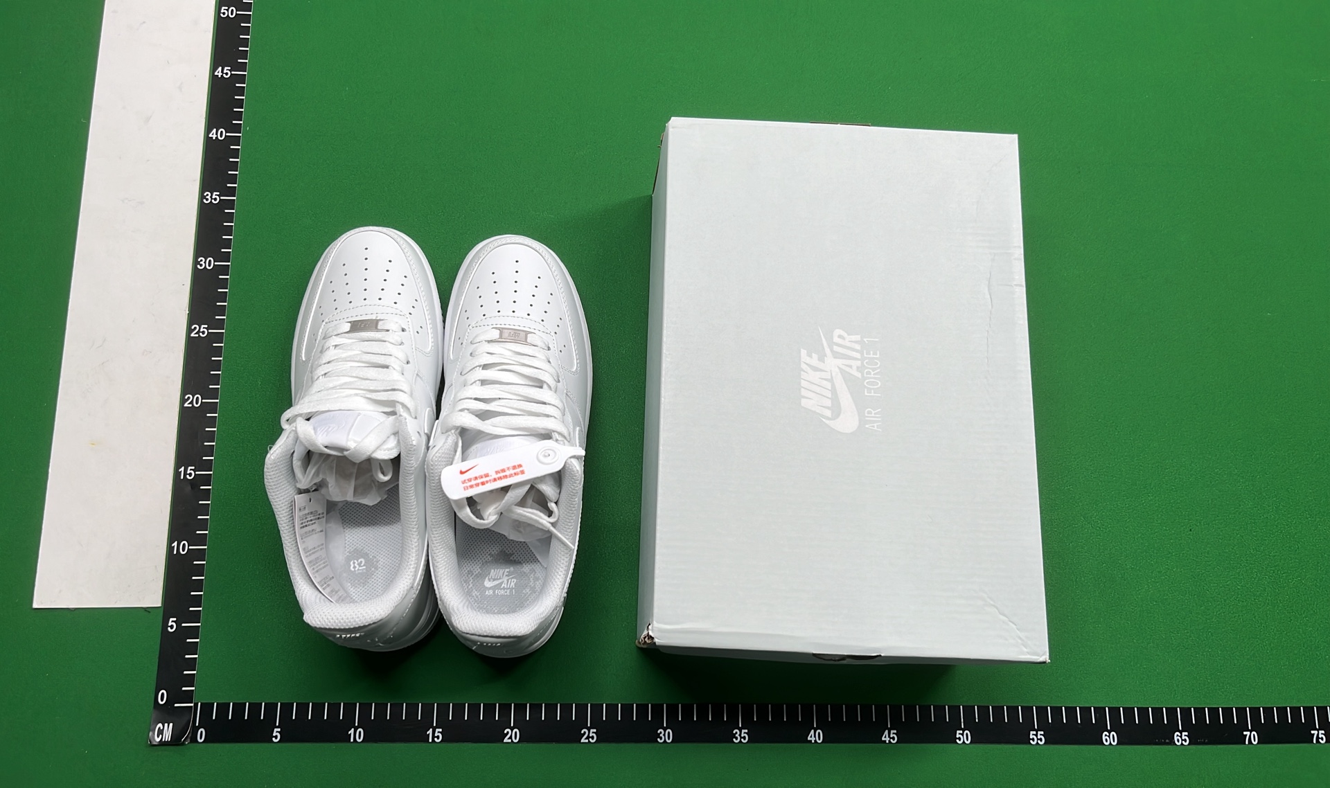 Nike Air Force 1 White Leather Sneakers for Men and Women