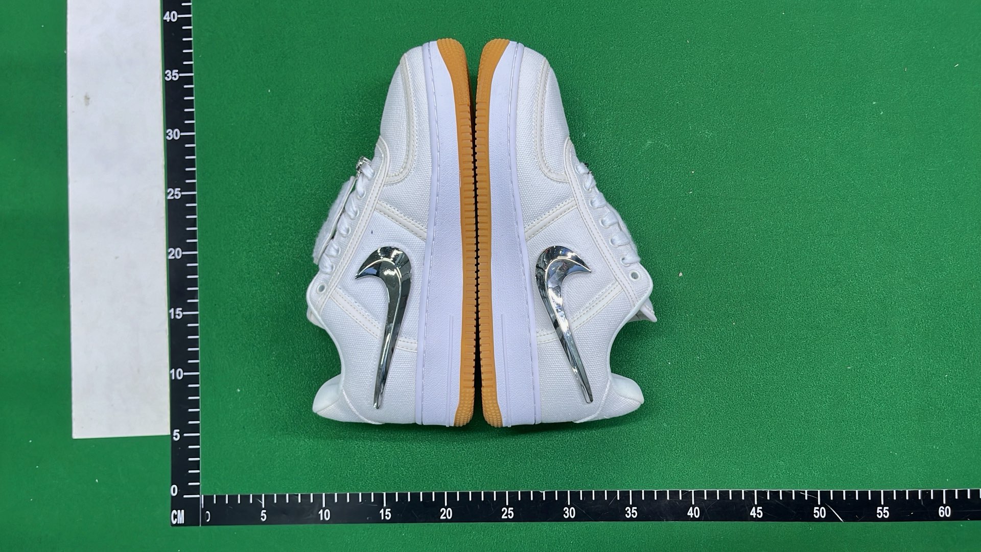 Nike Air Force 1 Low White Chrome Swoosh Sneakers