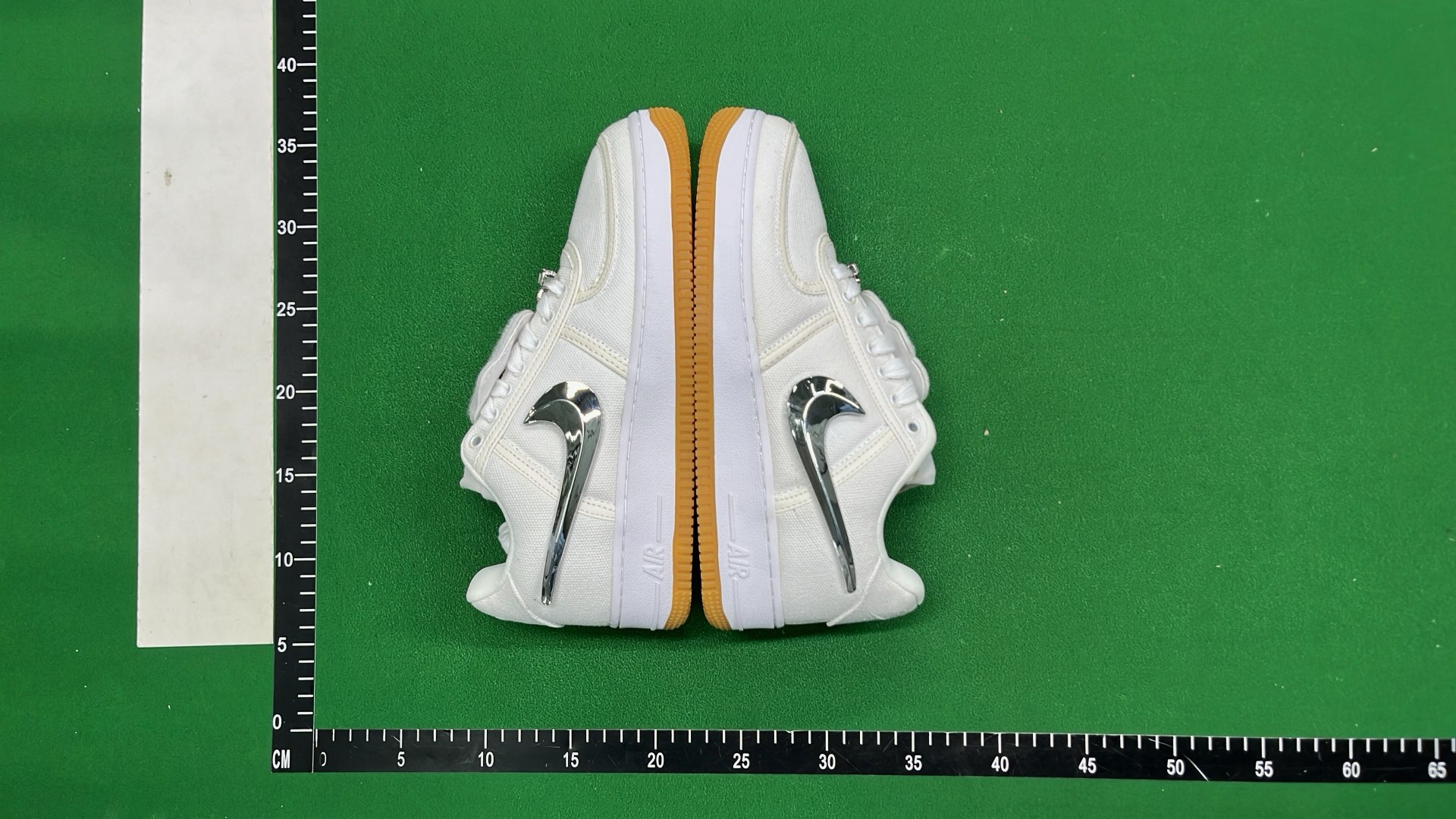 Nike Air Force 1 Low White Chrome Swoosh Sneakers