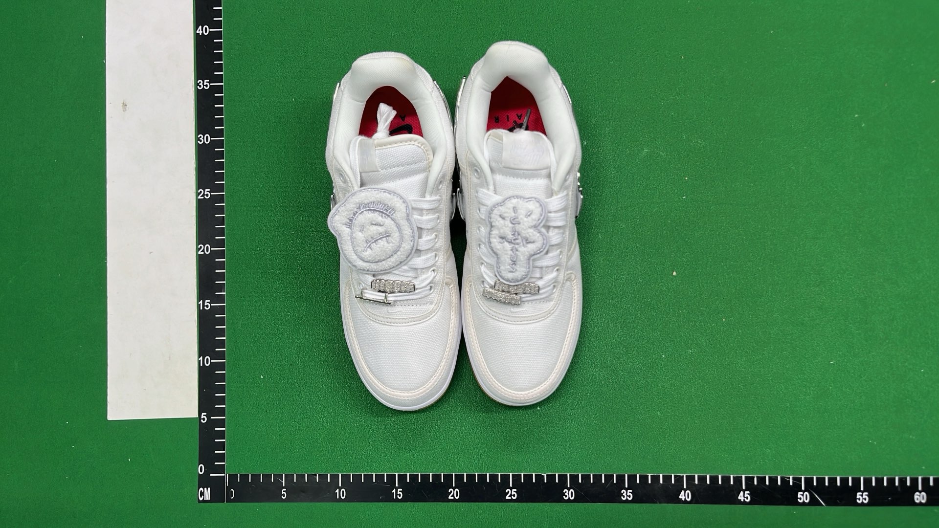 Nike Air Force 1 Low White Chrome Swoosh Sneakers