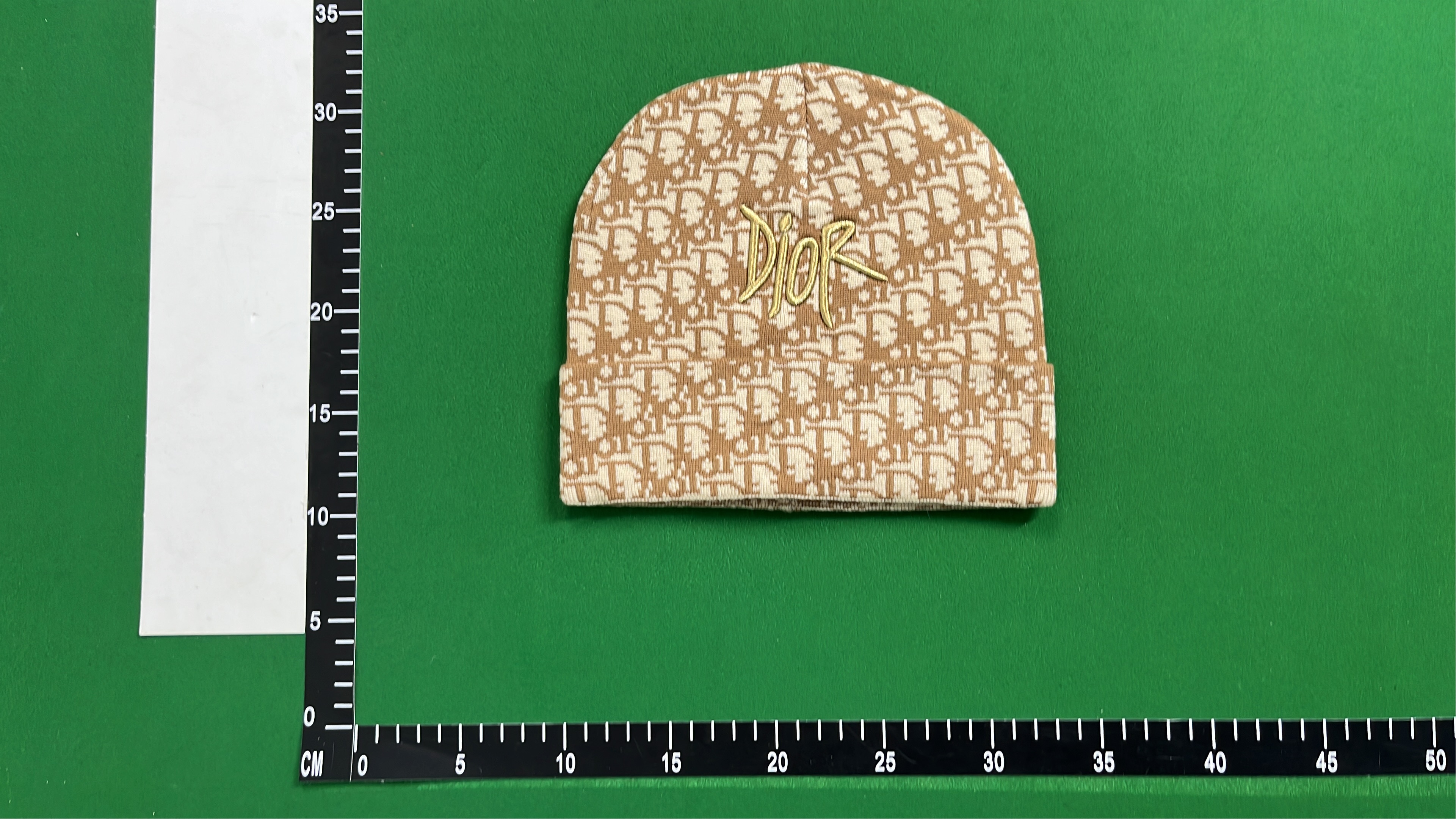 Dior Oblique Print Beanie Hat for Men Women