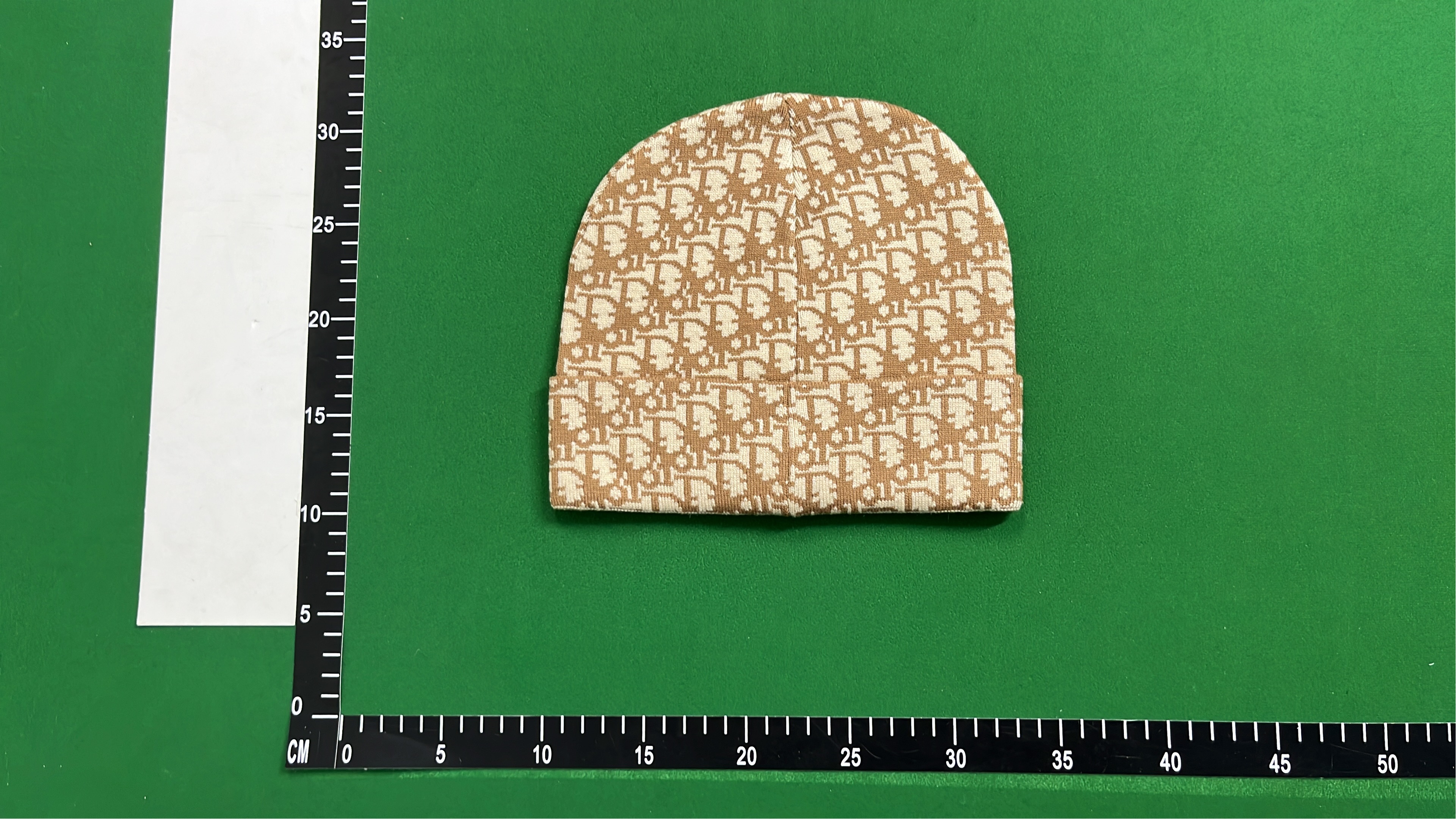 Dior Oblique Print Beanie Hat for Men Women