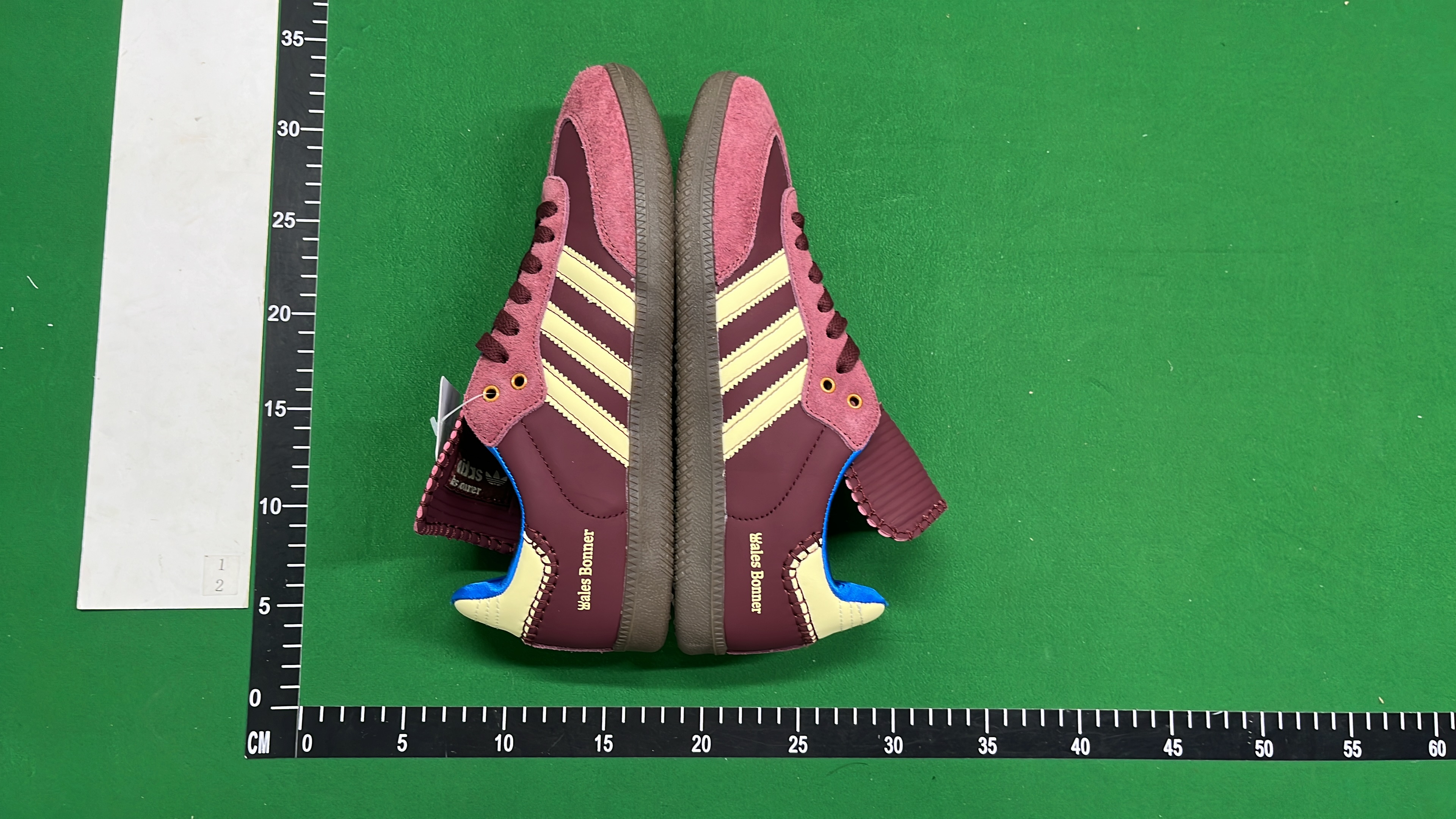 Adidas Originals Samba Croco Leather Sneakers - Brown and Blue