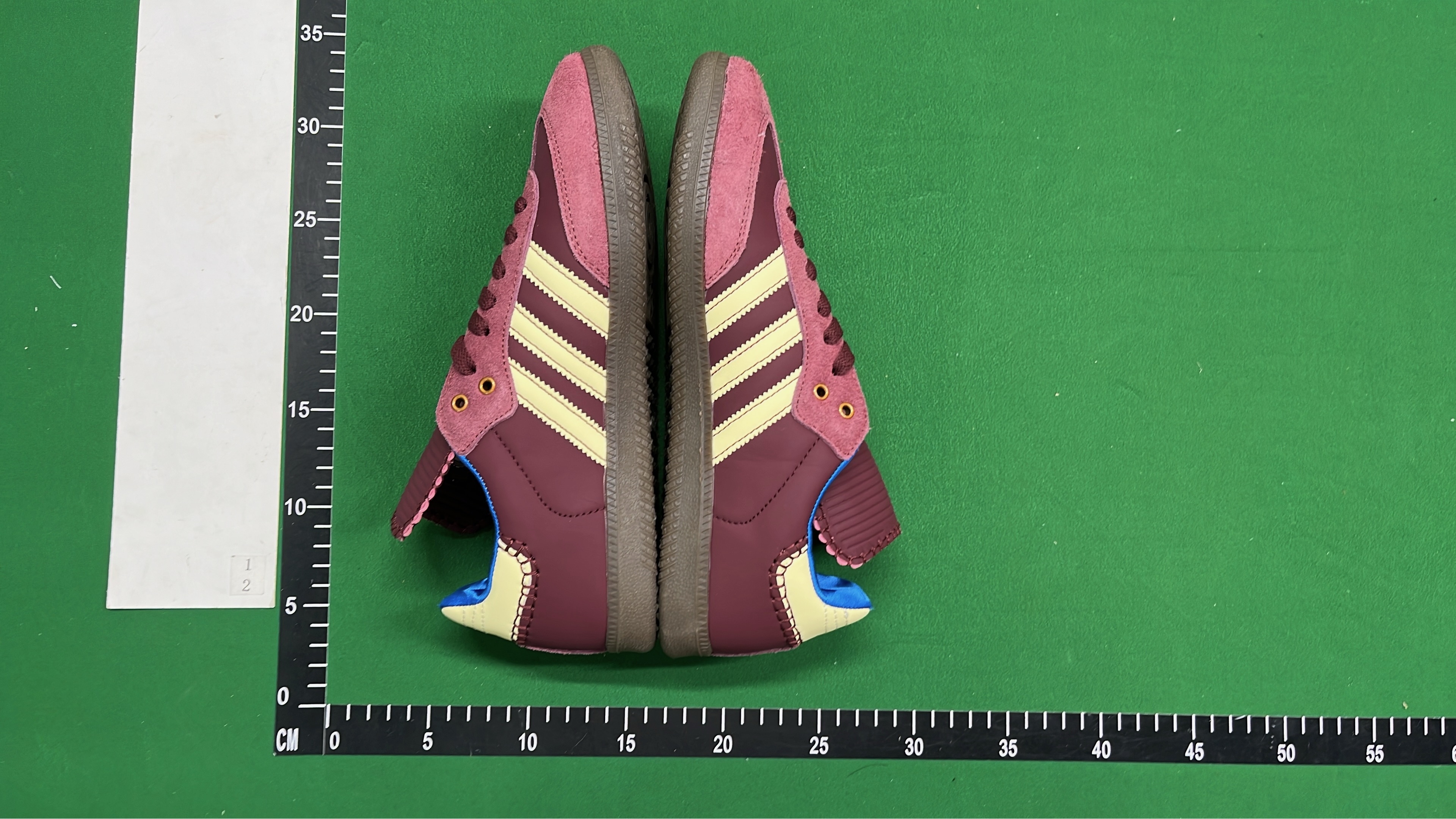 Adidas Originals Samba Croco Leather Sneakers - Brown and Blue