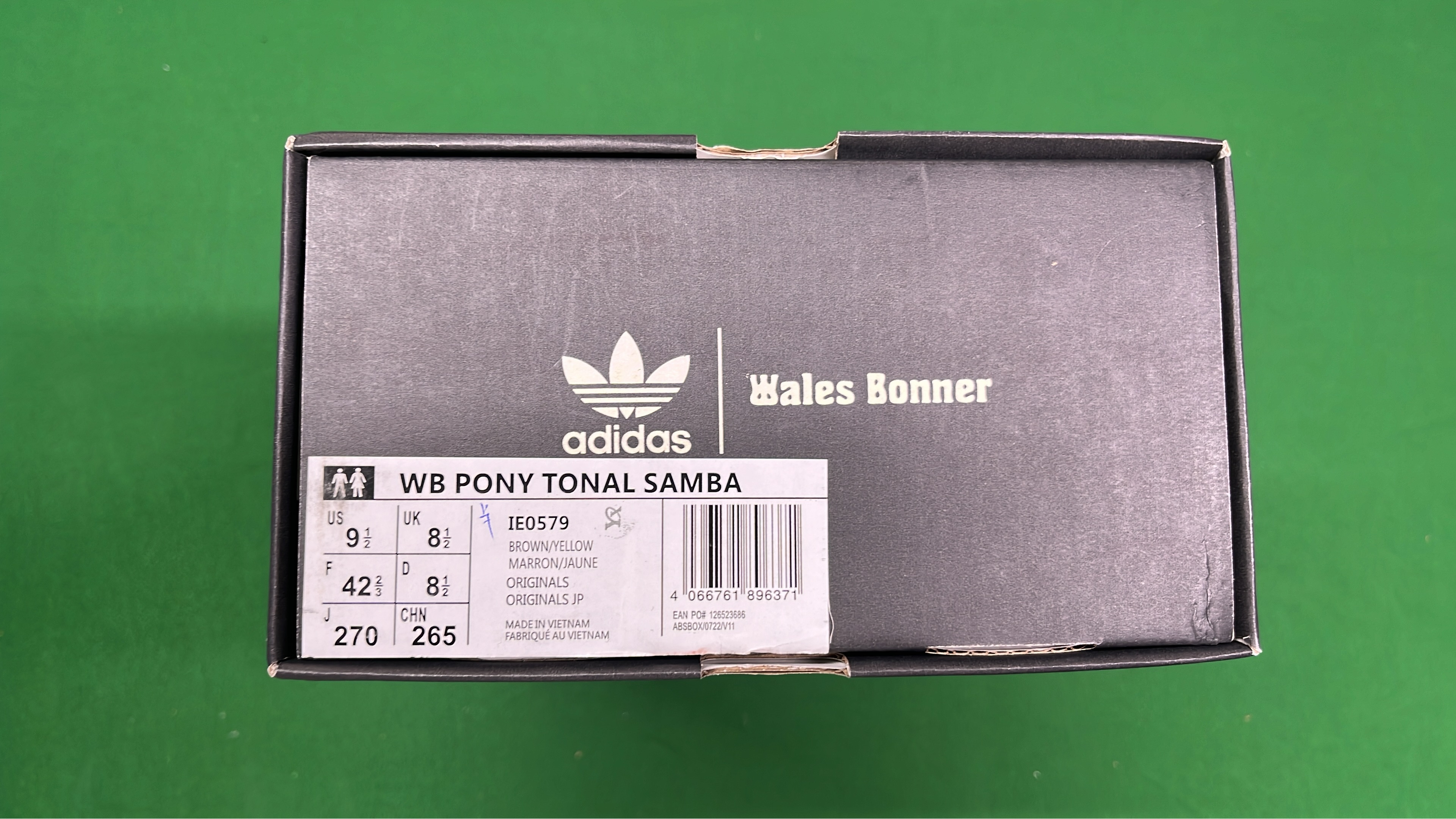Adidas Originals Samba Croco Leather Sneakers - Brown and Blue
