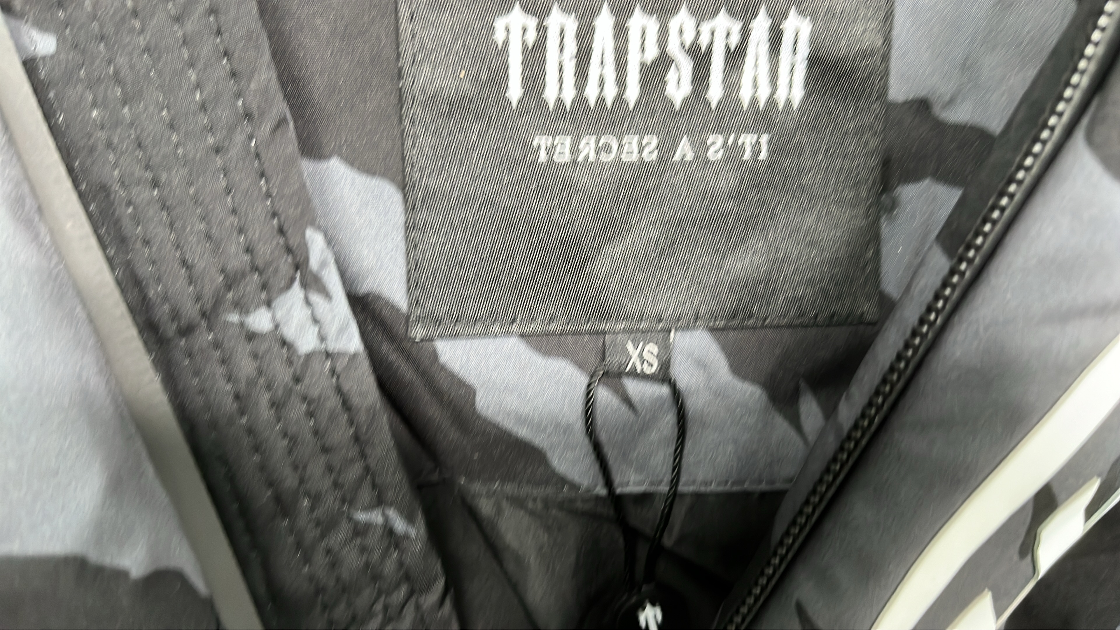 Black Camo Hooded Jacket for Outdoor Adventures