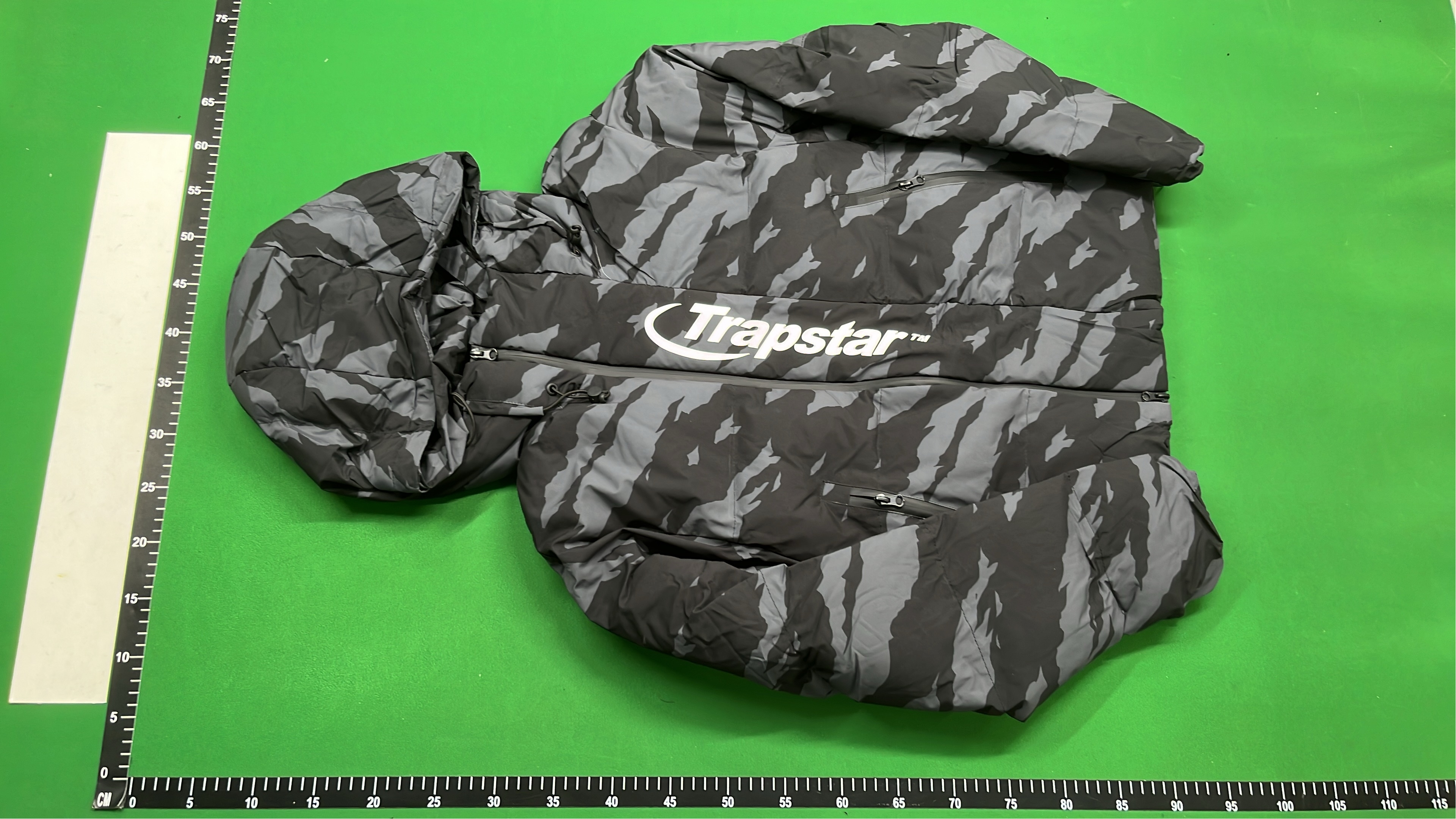 Black Camo Hooded Jacket for Outdoor Adventures