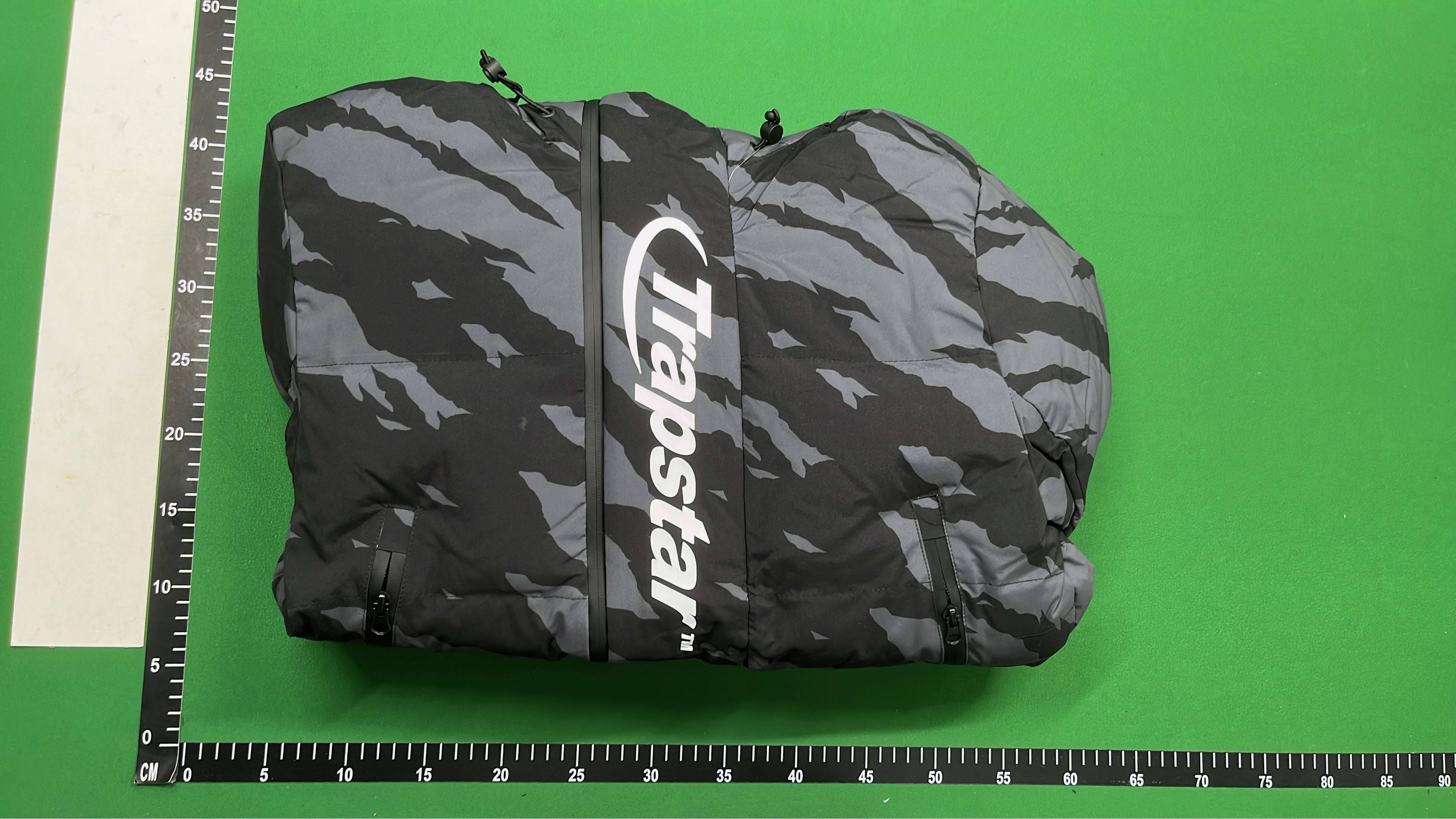 Black Camo Hooded Jacket for Outdoor Adventures
