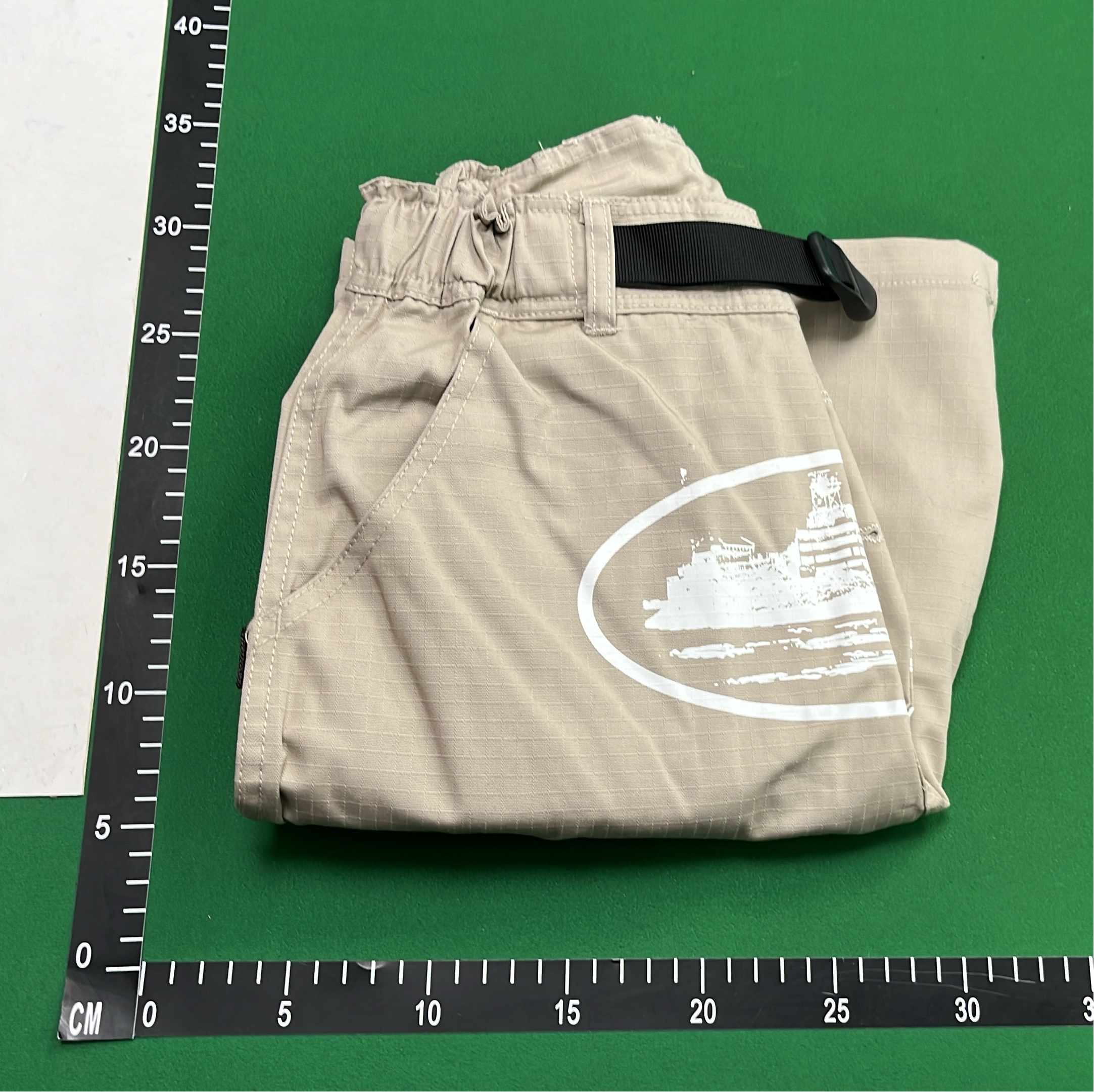Nautica Cargo Shorts with Ship Logo and Belt