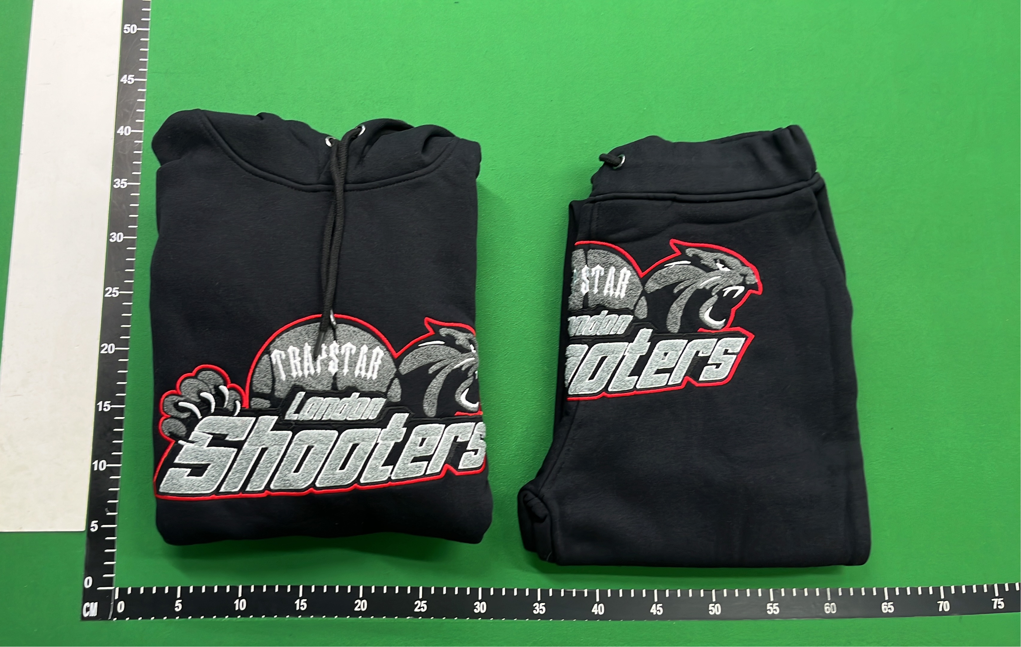 Men's Hoodie and Sweatpants Set - Black and Gray