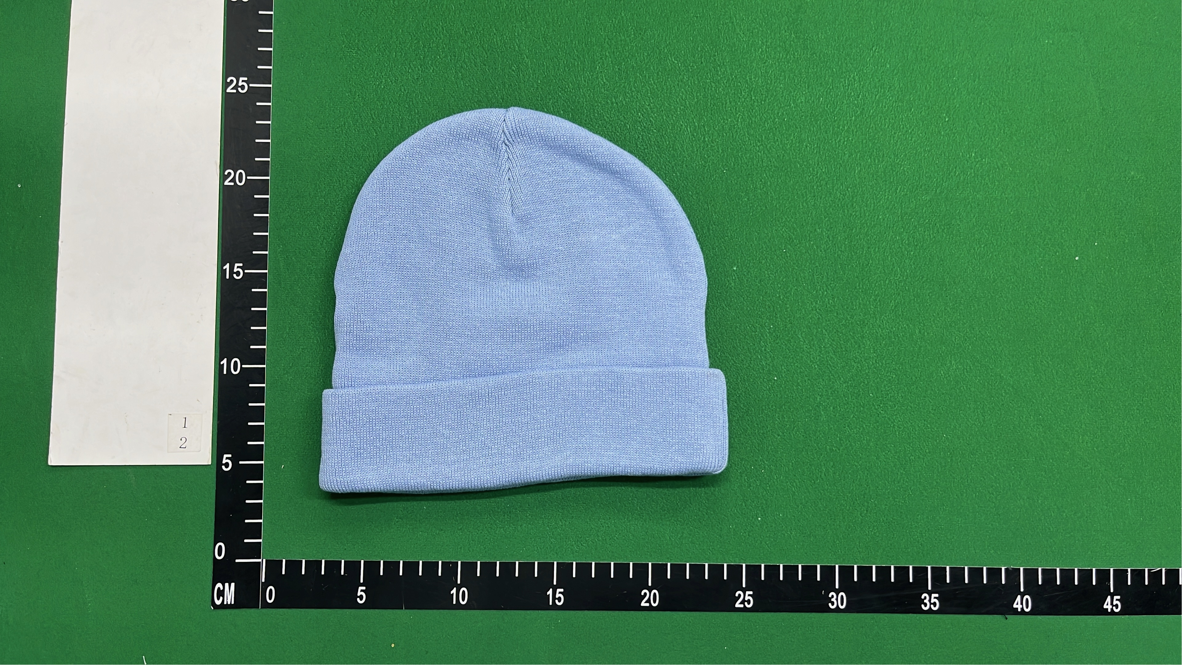 Gritzz Embroidered Beanie Hat in Blue & Pink