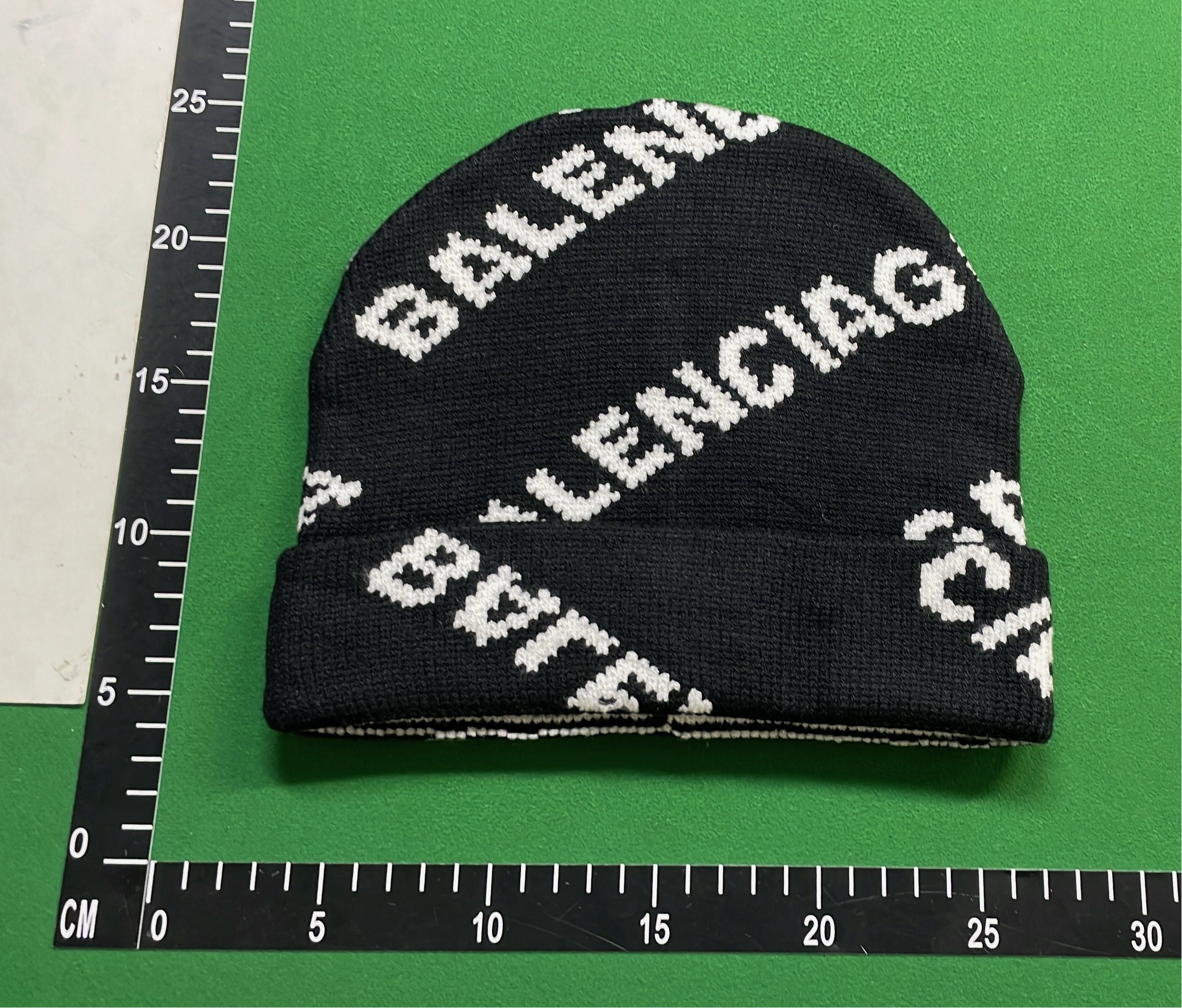 Balenciaga Logo Knit Beanie Hat
