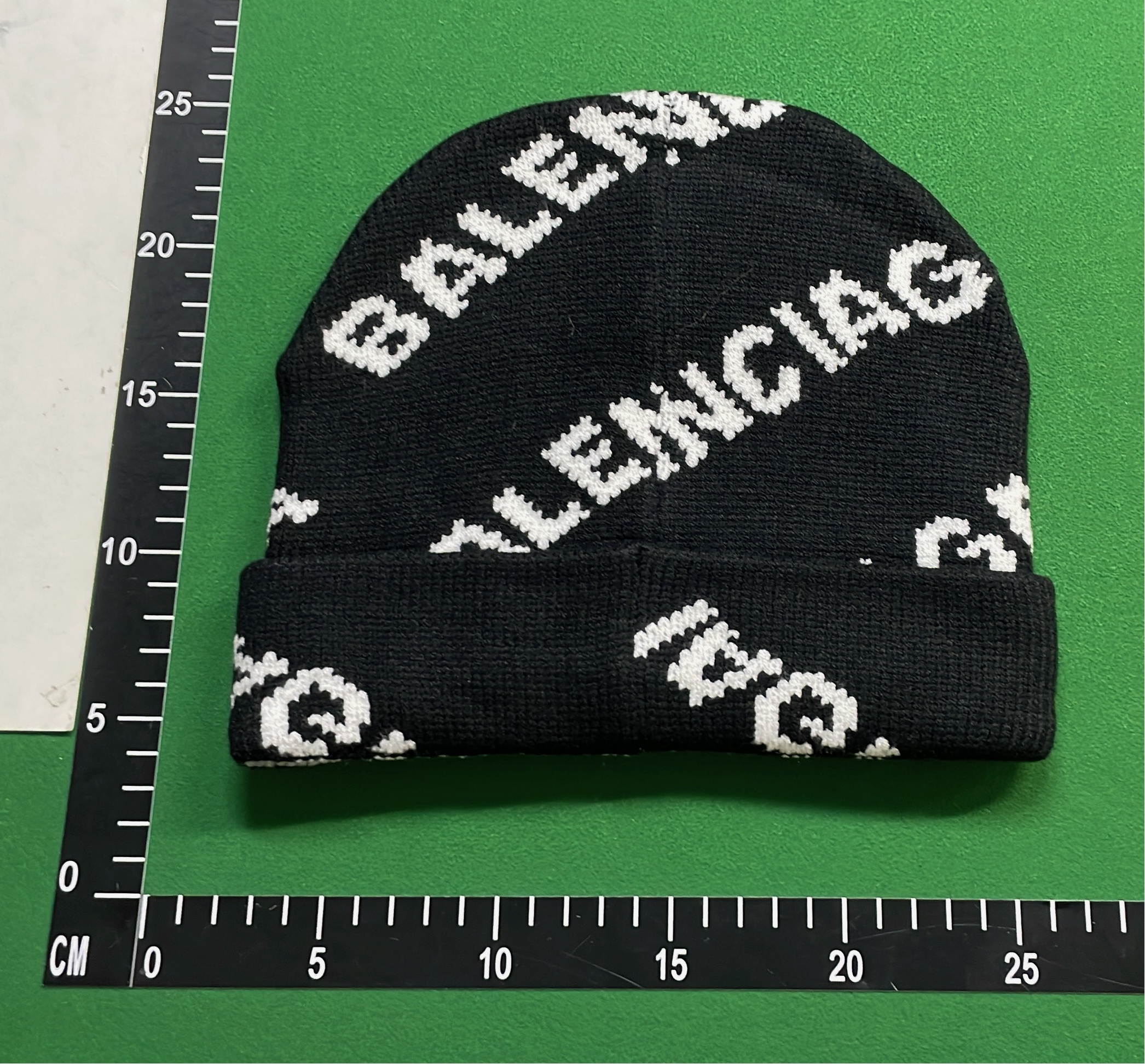 Balenciaga Logo Knit Beanie Hat