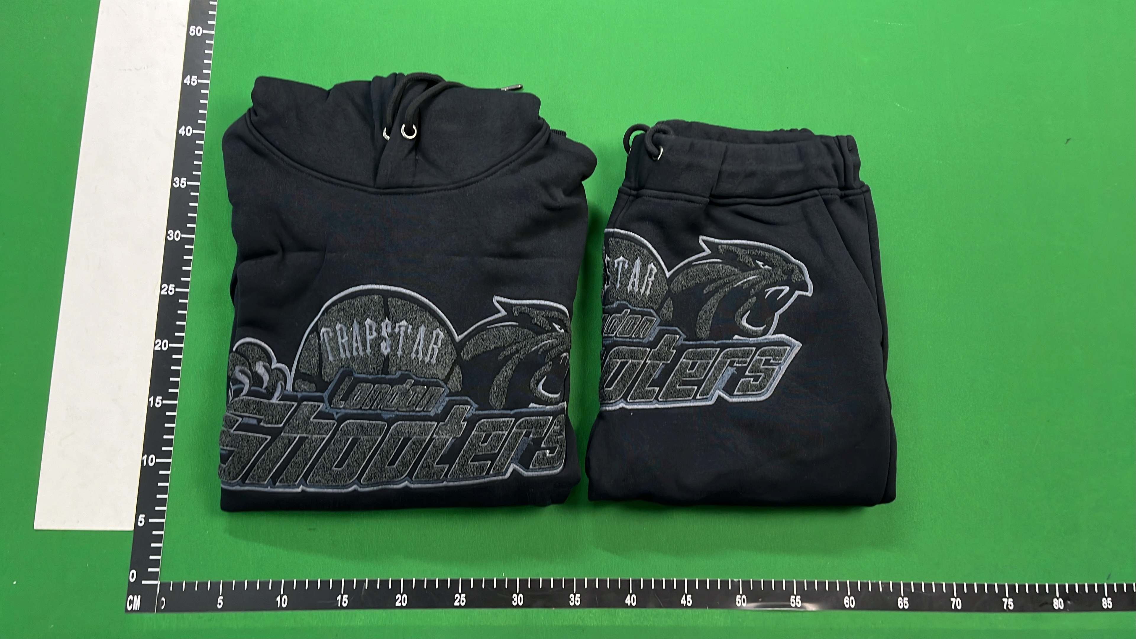 Black Hoodie and Sweatpants Set