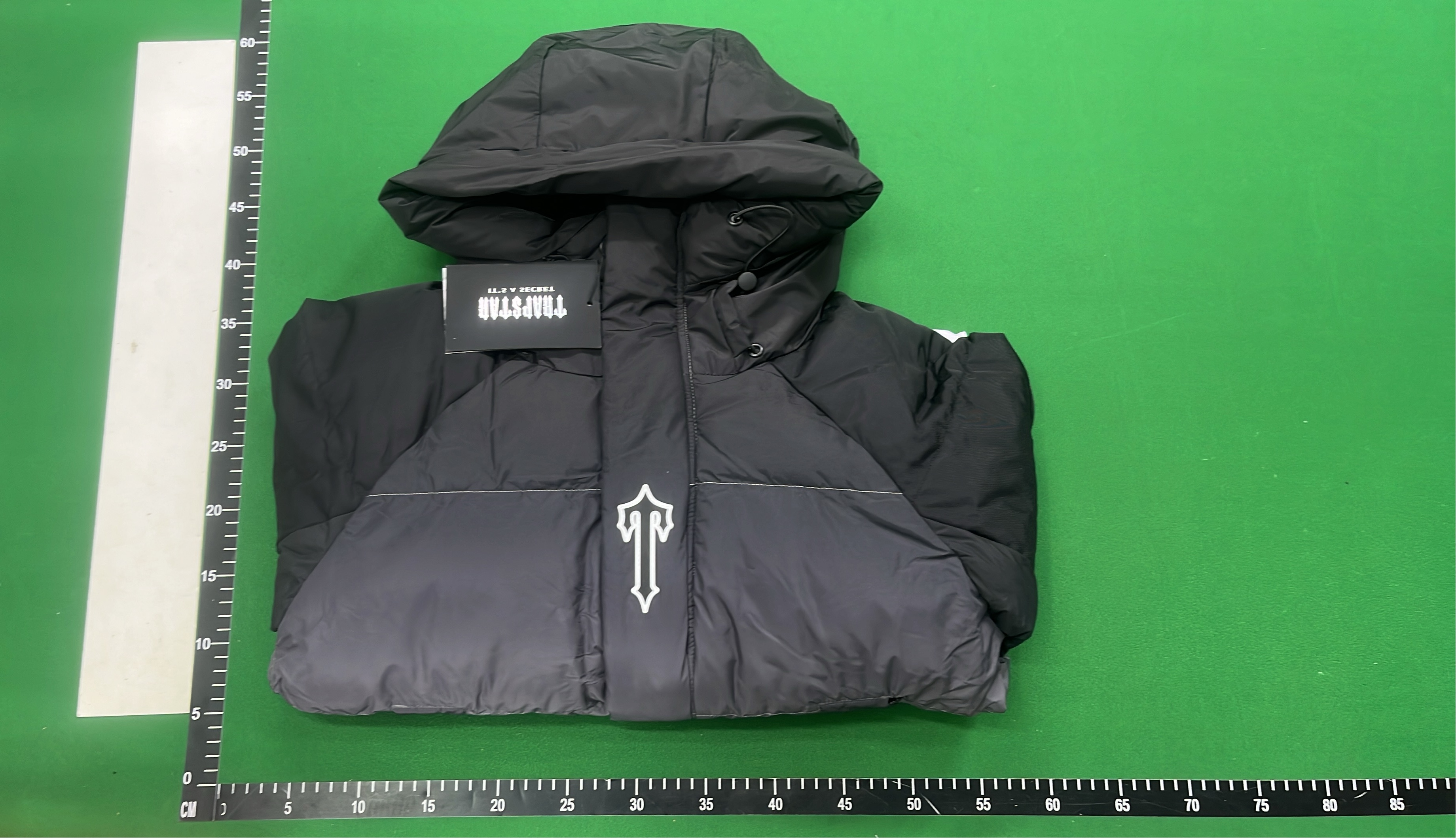 Gradient Color Block Hooded Puffer Jacket for Men