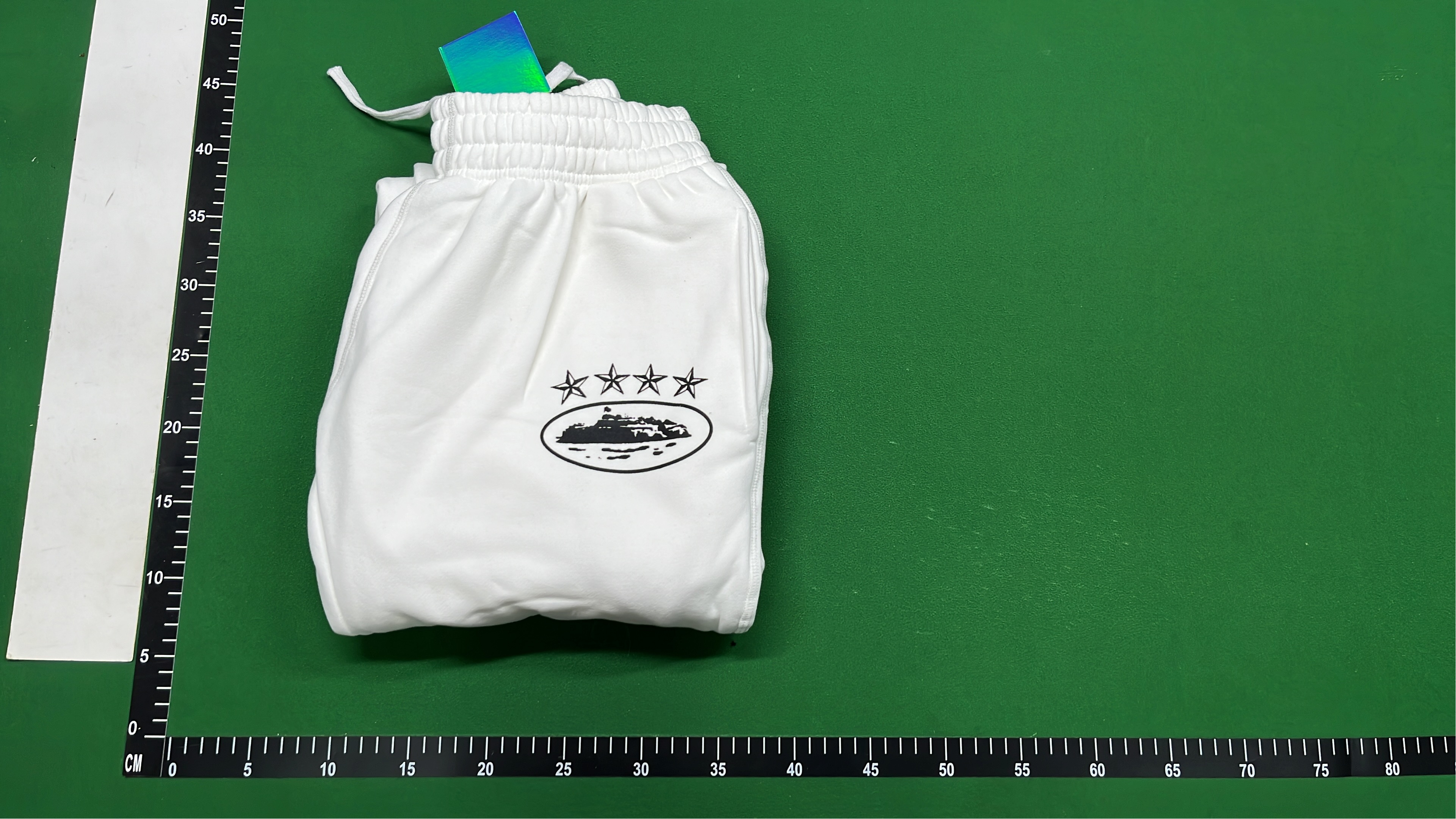 Black Sweatpants with Star Logo Design