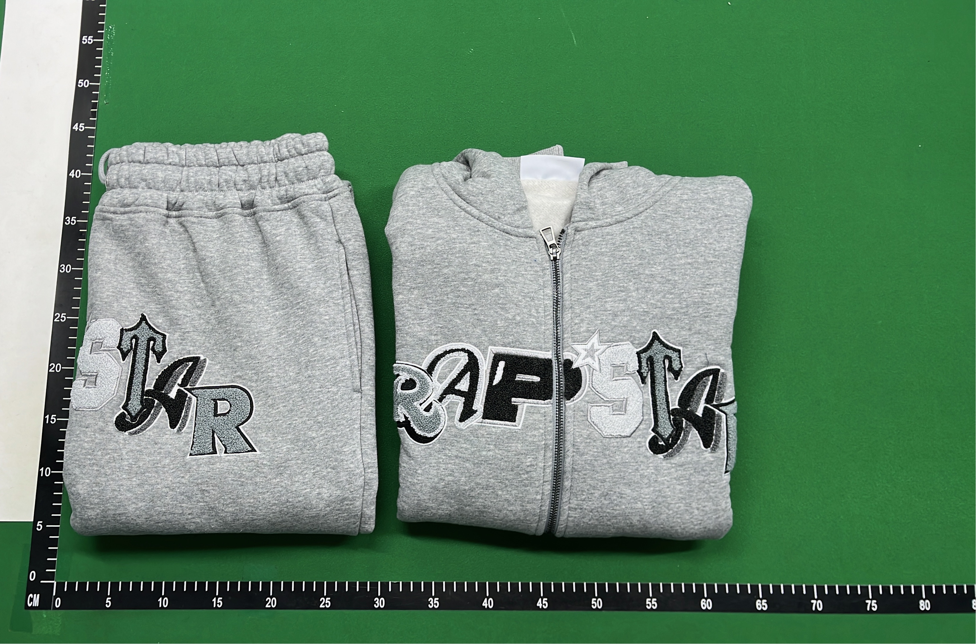 Gray Hoodie and Sweatpants Set for Men Women Casual Wear