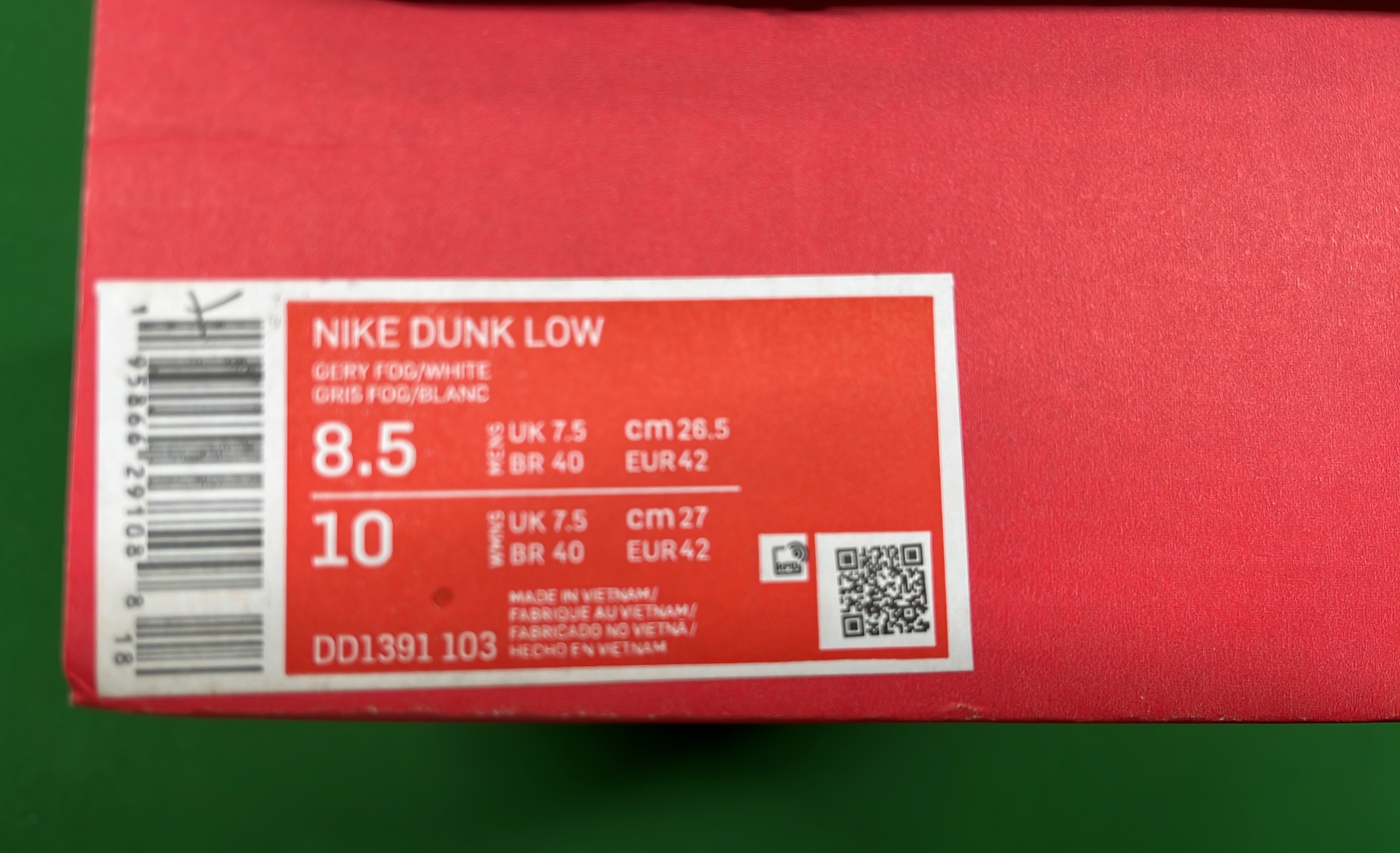 Nike Dunk Low Black White Casual Sneakers