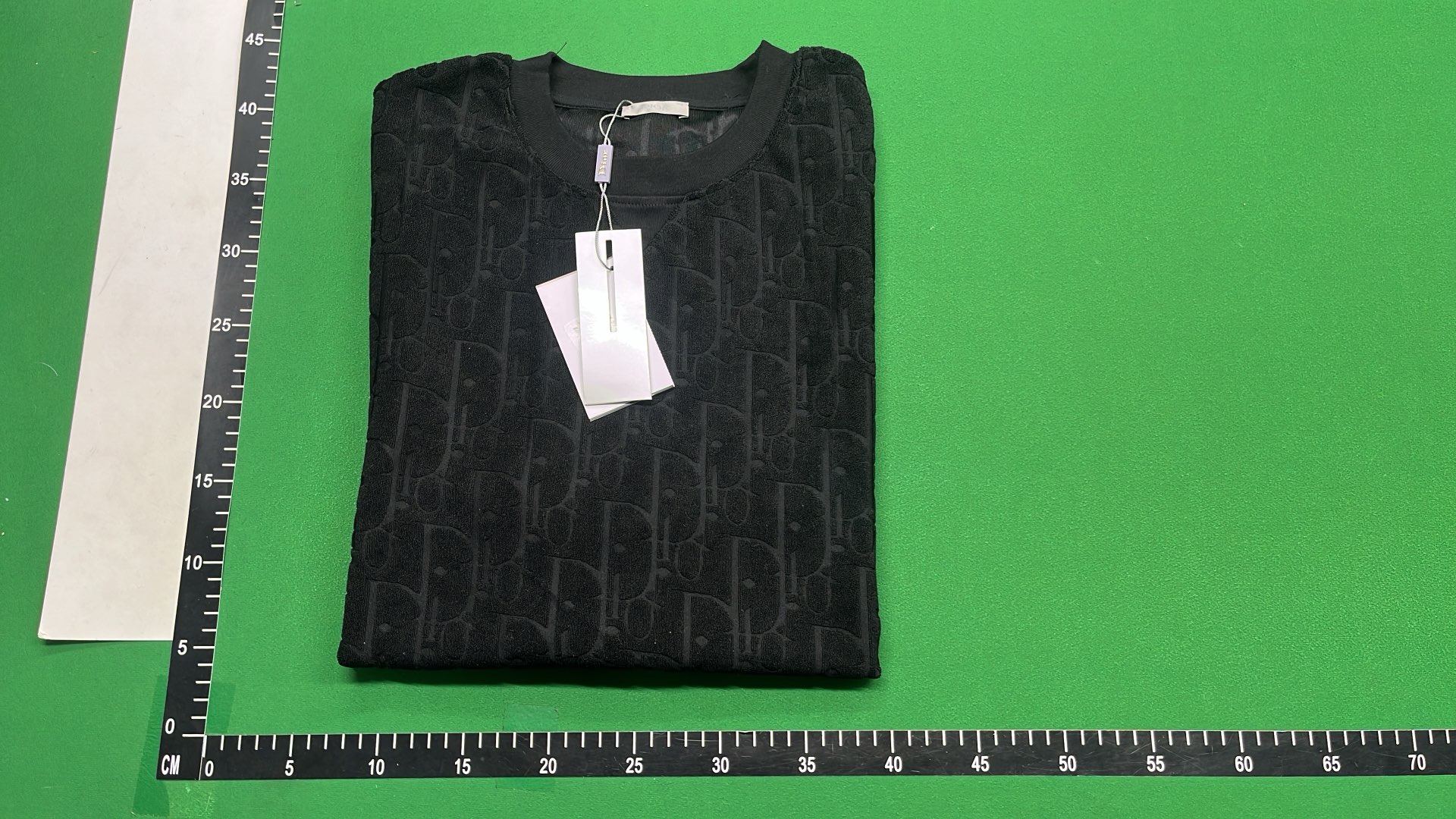 Dior Monogram Printed Navy Blue T-Shirt for Men