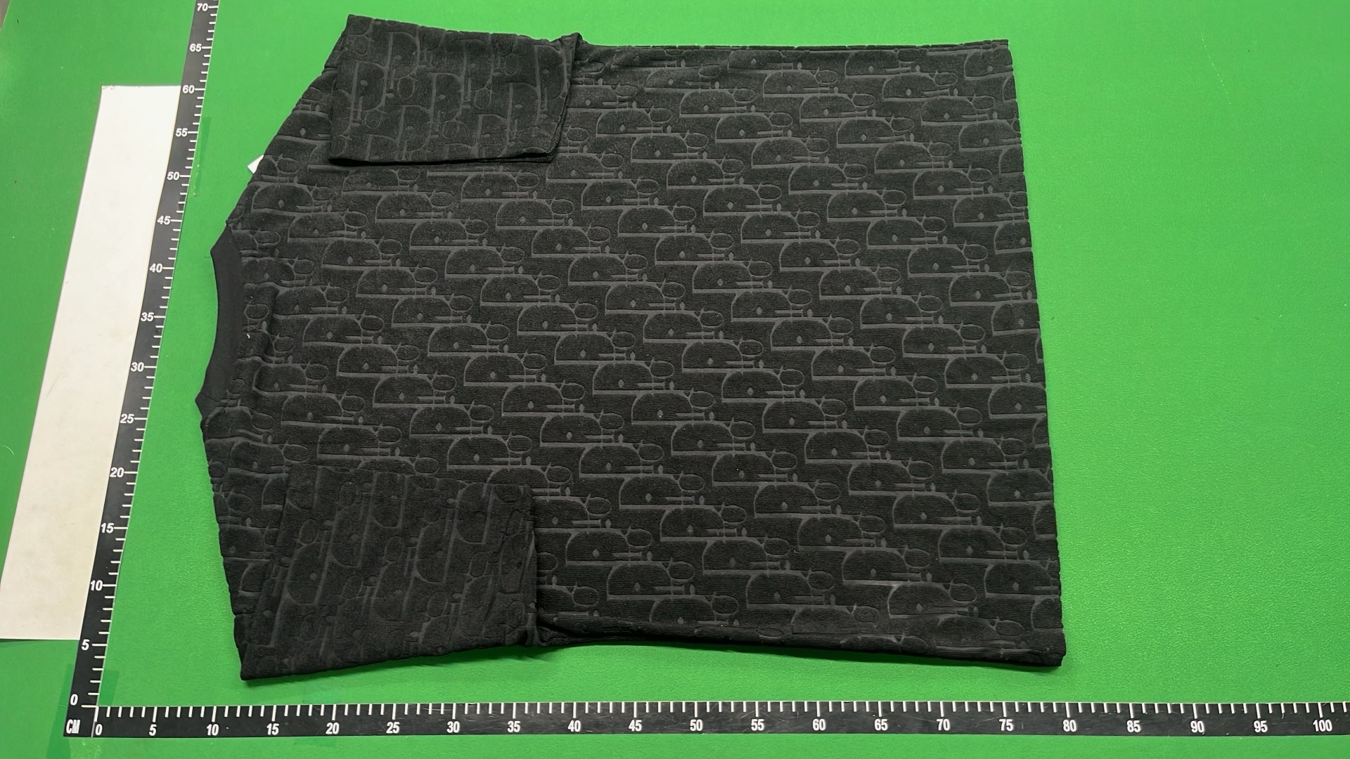 Dior Monogram Printed Navy Blue T-Shirt for Men
