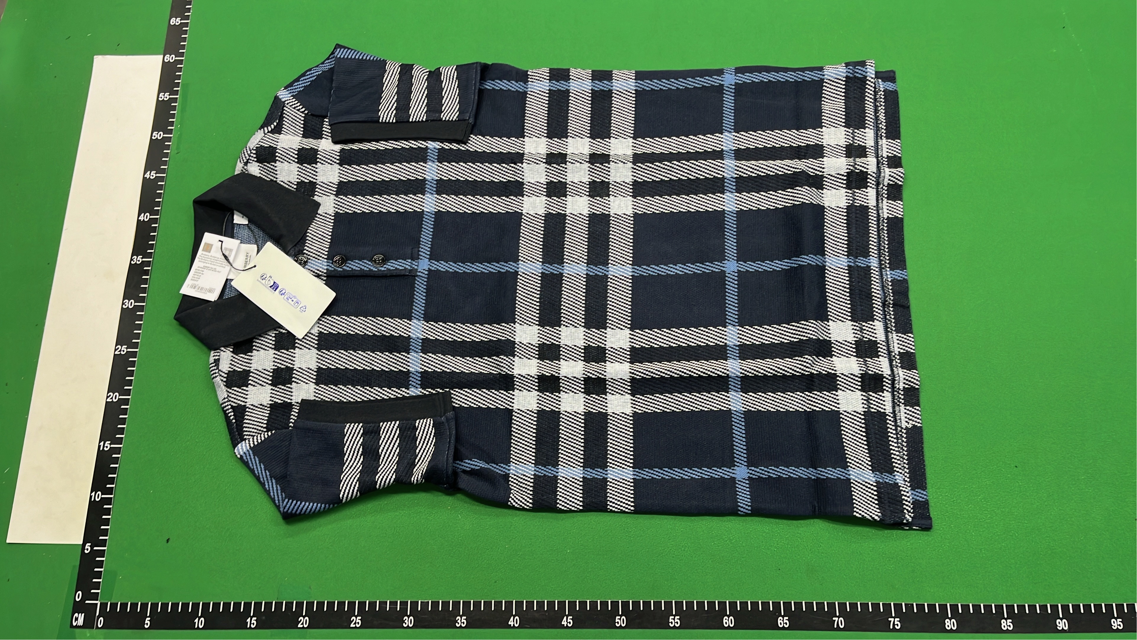 Classic Check Polo Shirt for Men