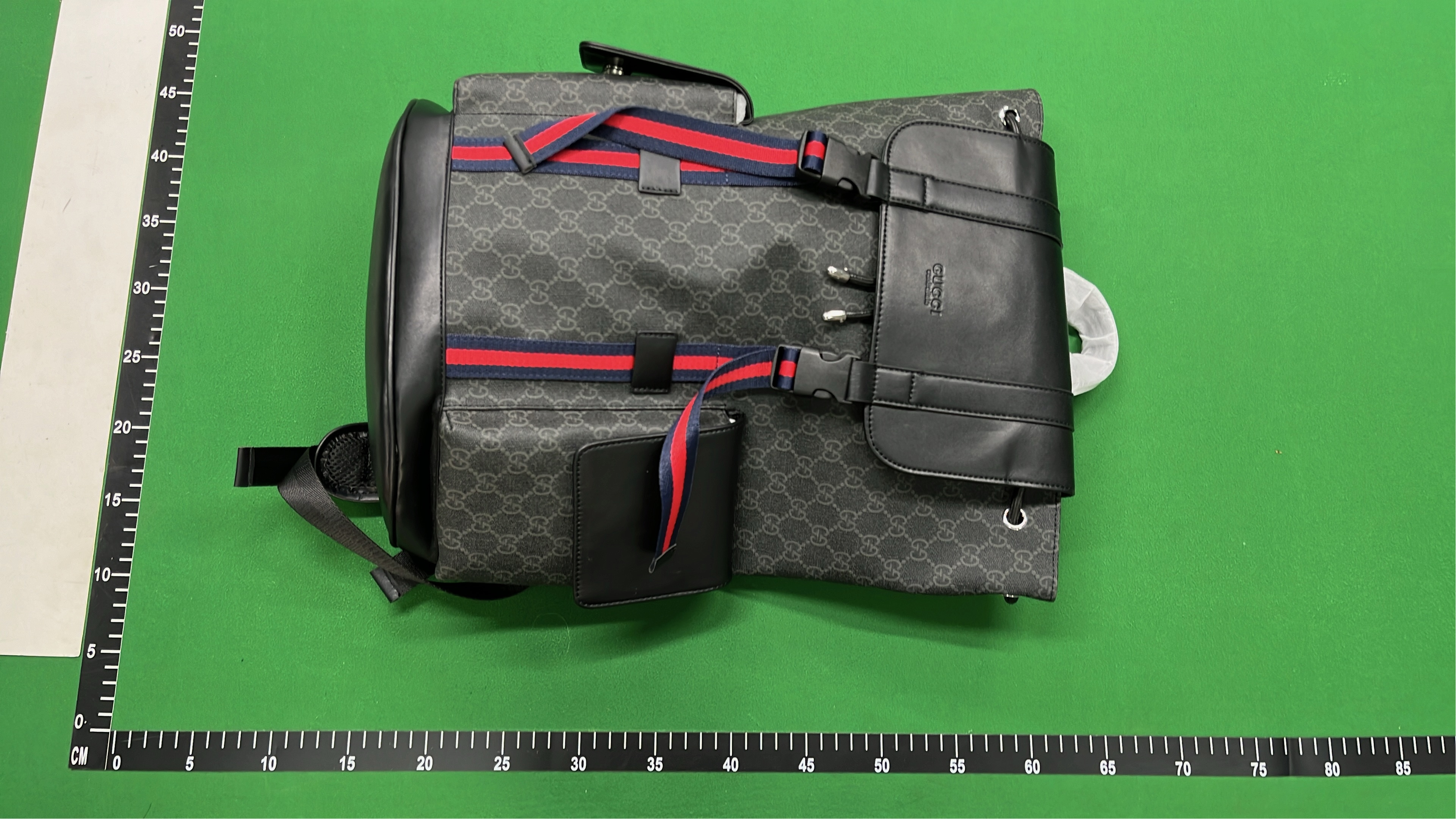 Gucci GG Supreme Backpack with Web Detail
