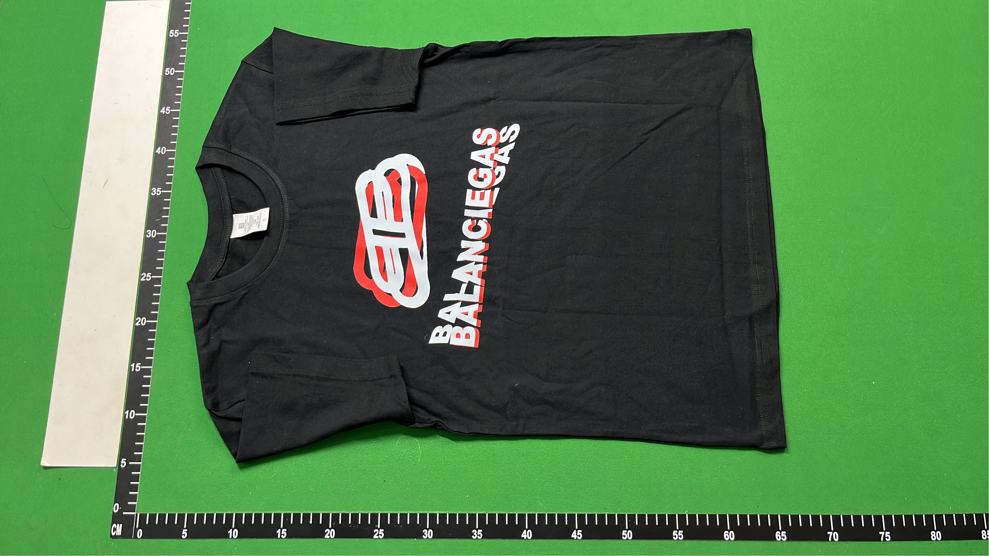 Balanciegas Logo Print Black T-Shirt for Men