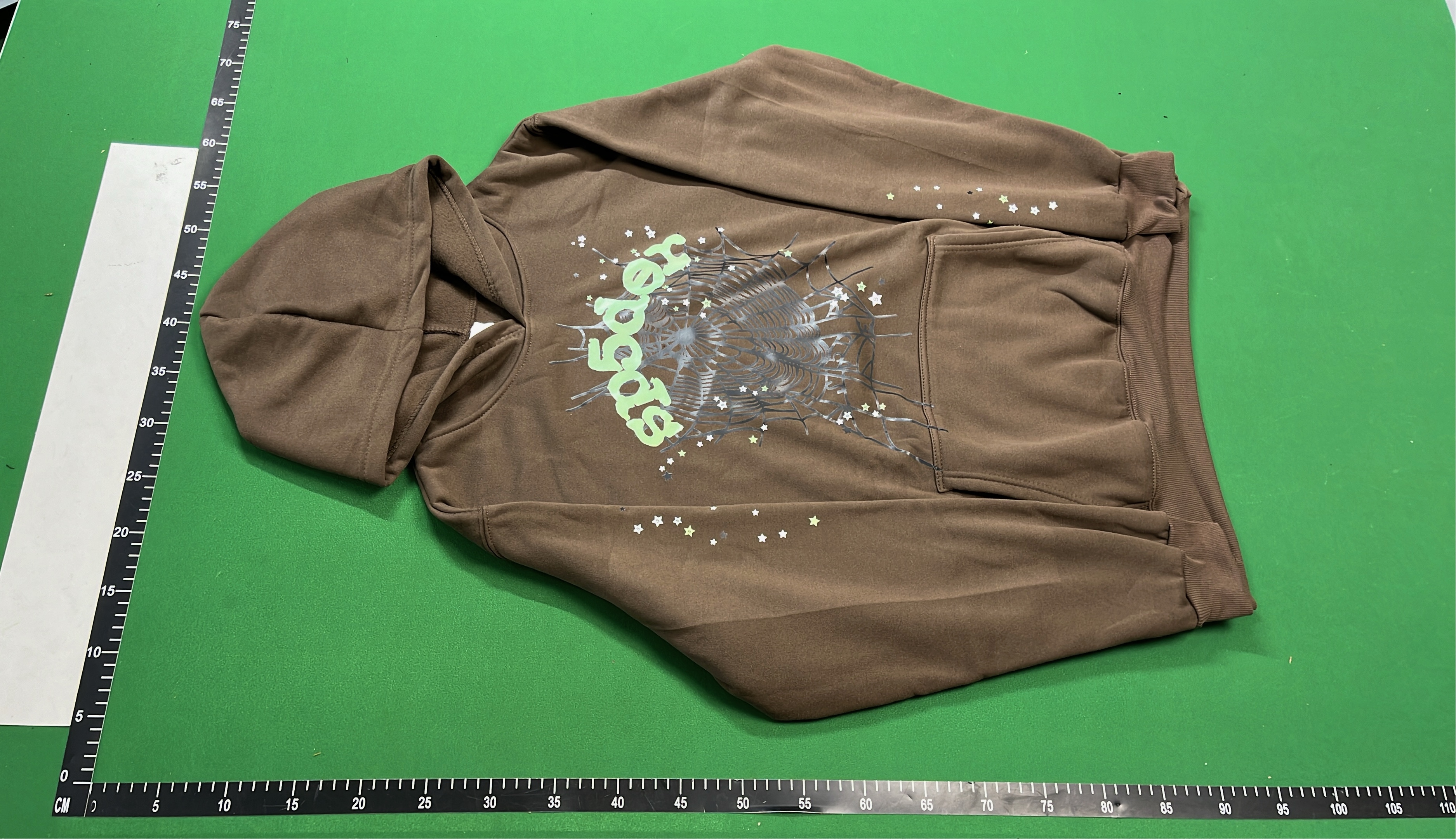 Spider Web Design Hoodie and Pants Set for Women Men