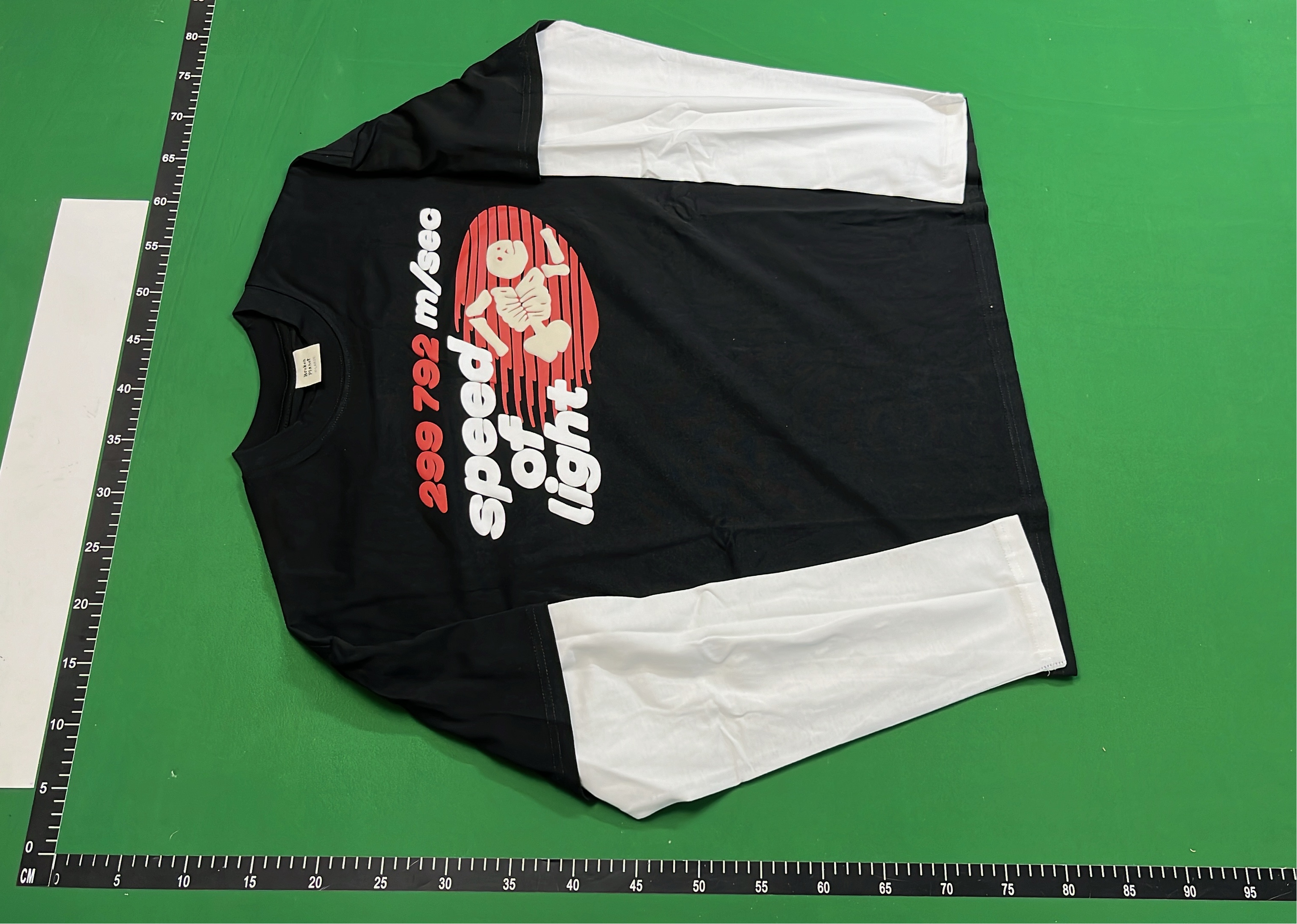 Speed of Light Long Sleeve T-Shirt with Graphic Design