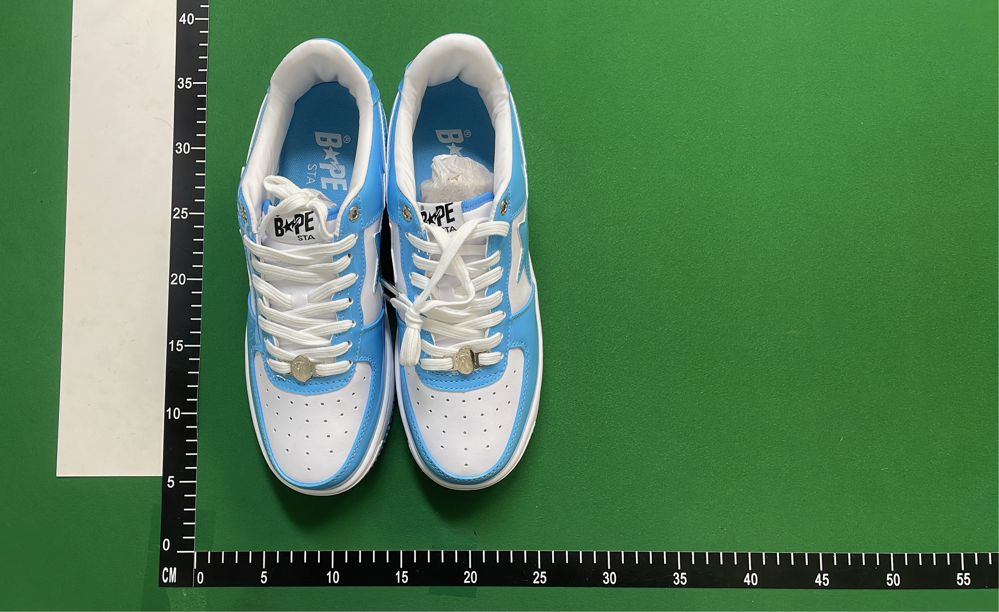 BAPE Green Star Low Top Sneakers