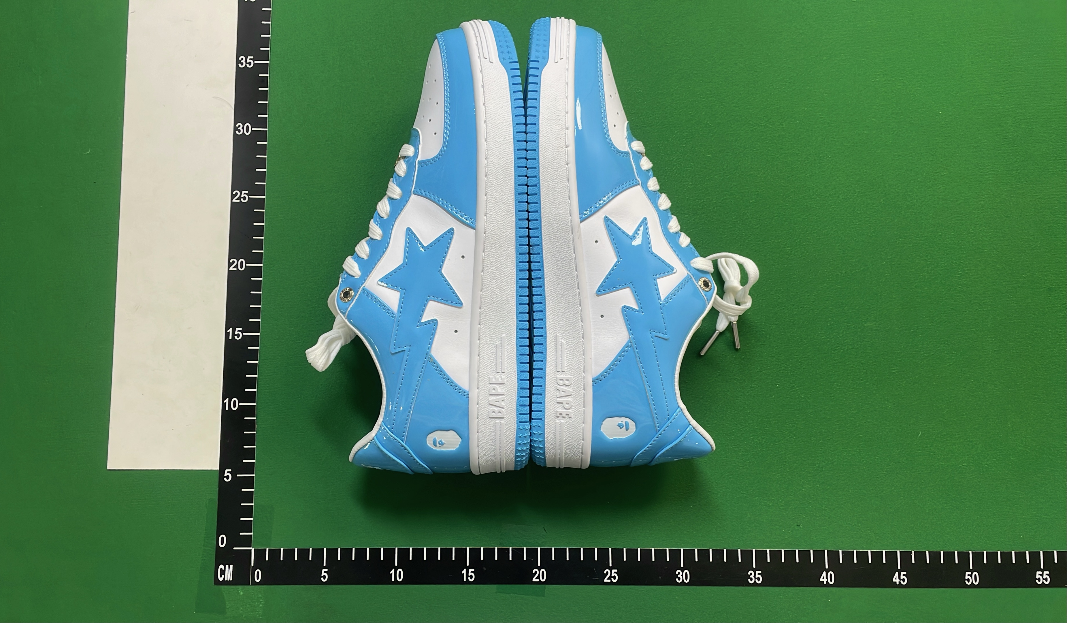 BAPE Green Star Low Top Sneakers