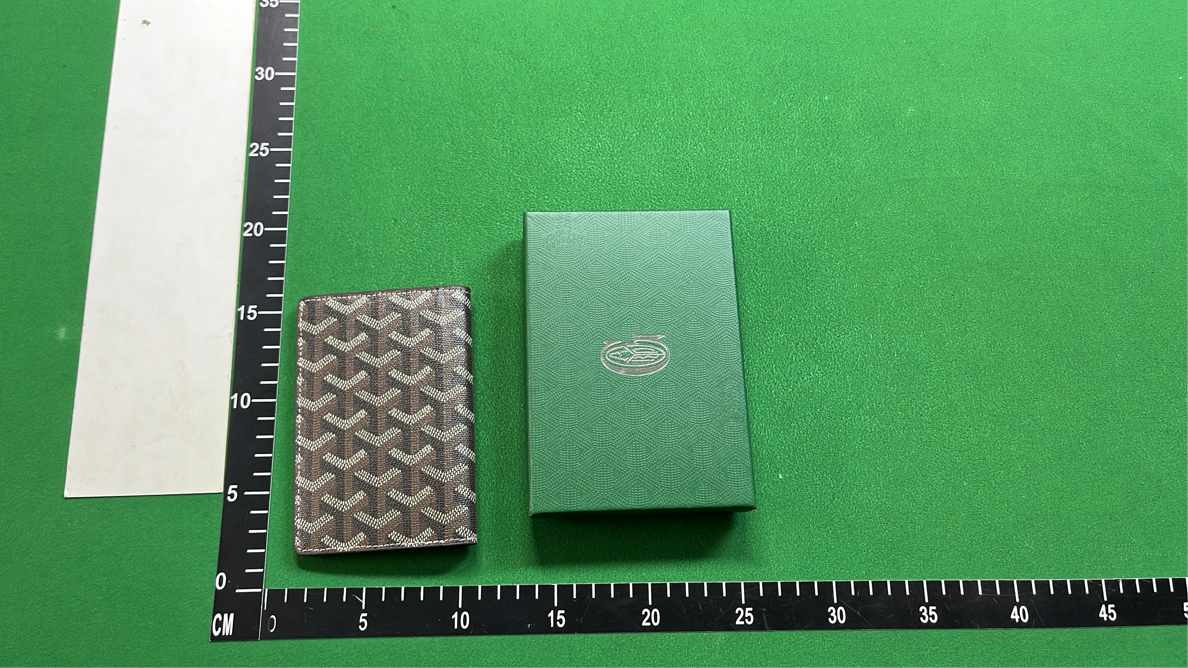 Goyard Saint Louis Wallet with Iconic Monogram Pattern