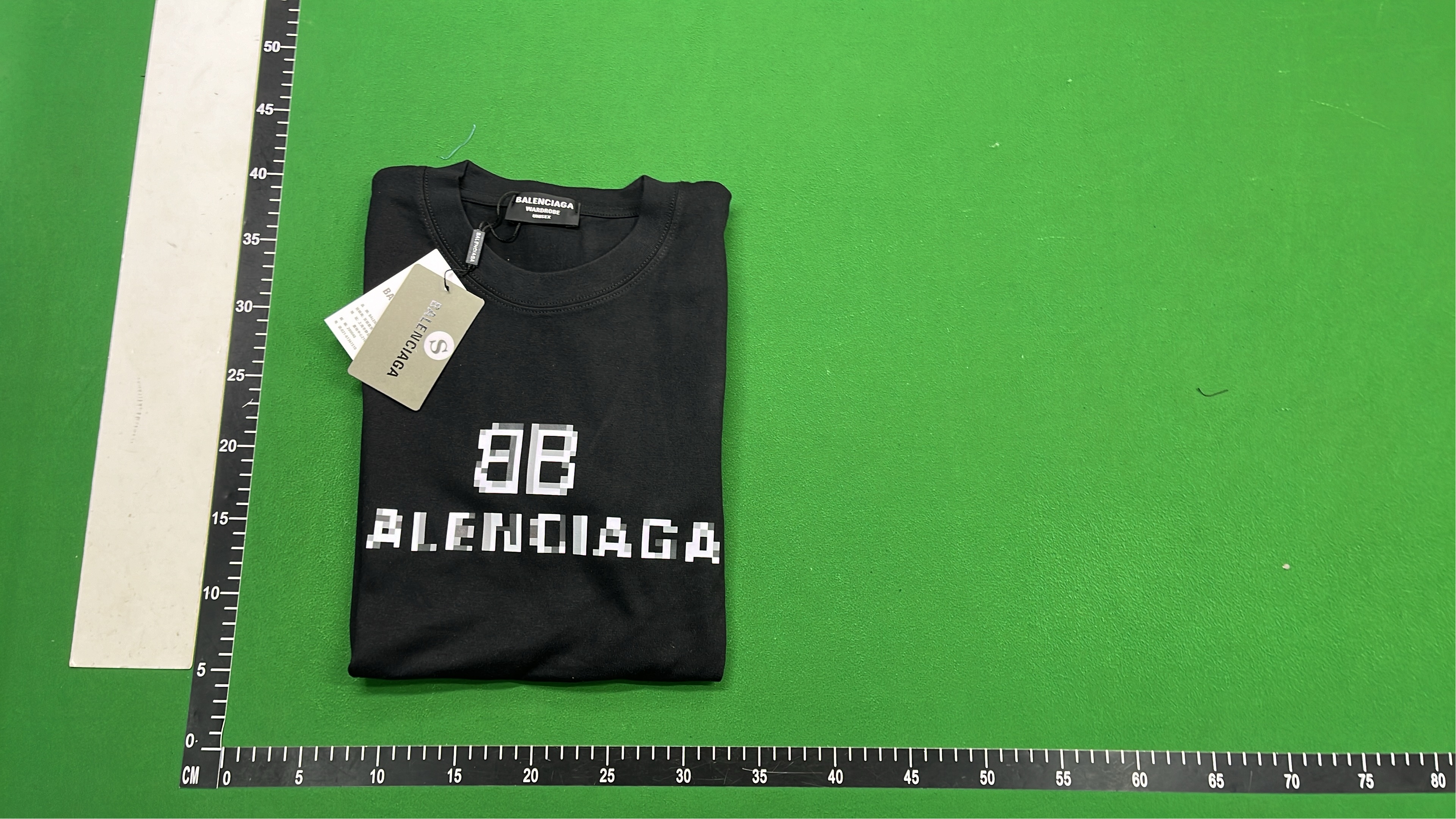 Balenciaga Paris Black T-Shirt with Global Cities Print