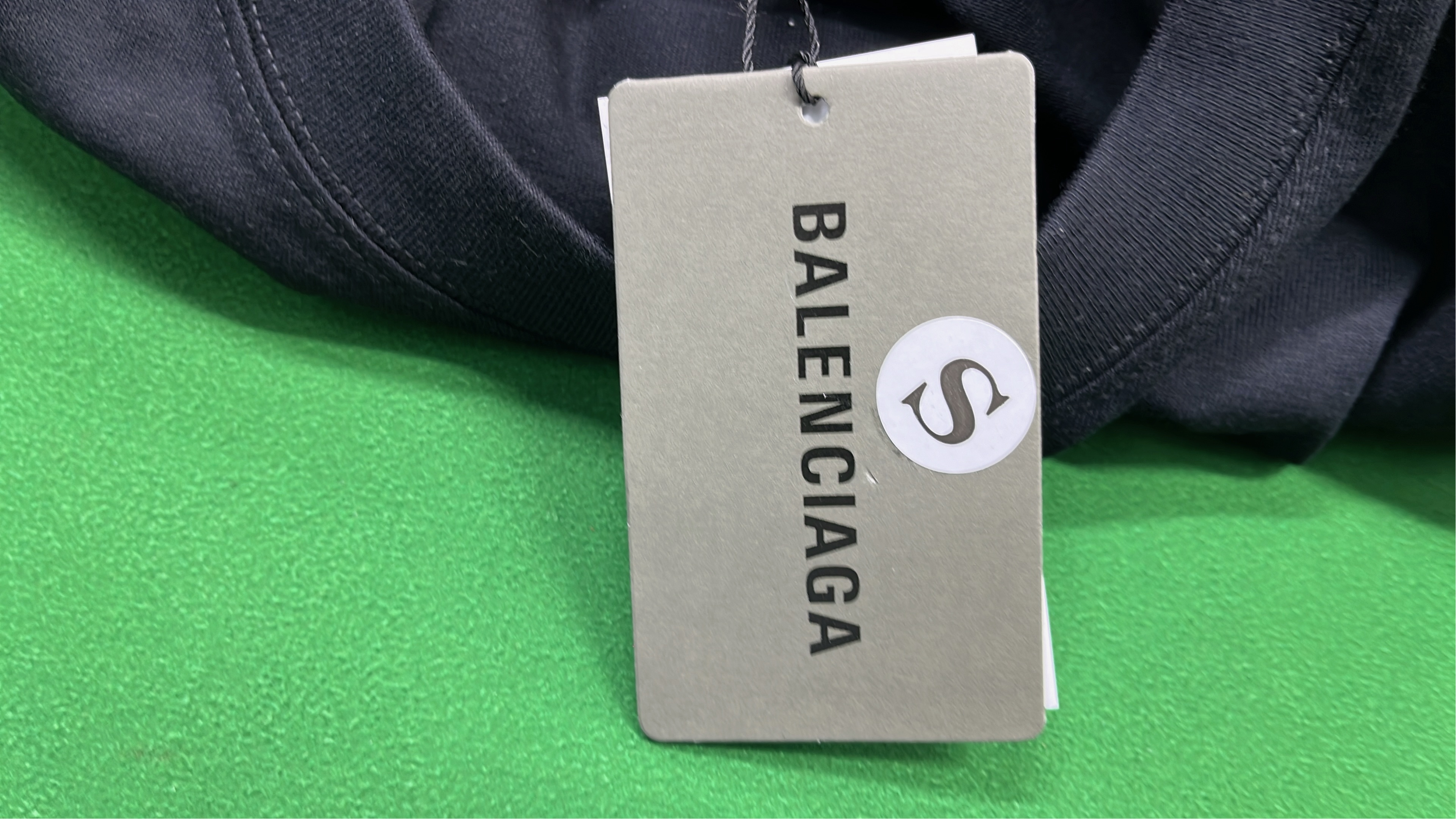 Balenciaga Paris Black T-Shirt with Global Cities Print