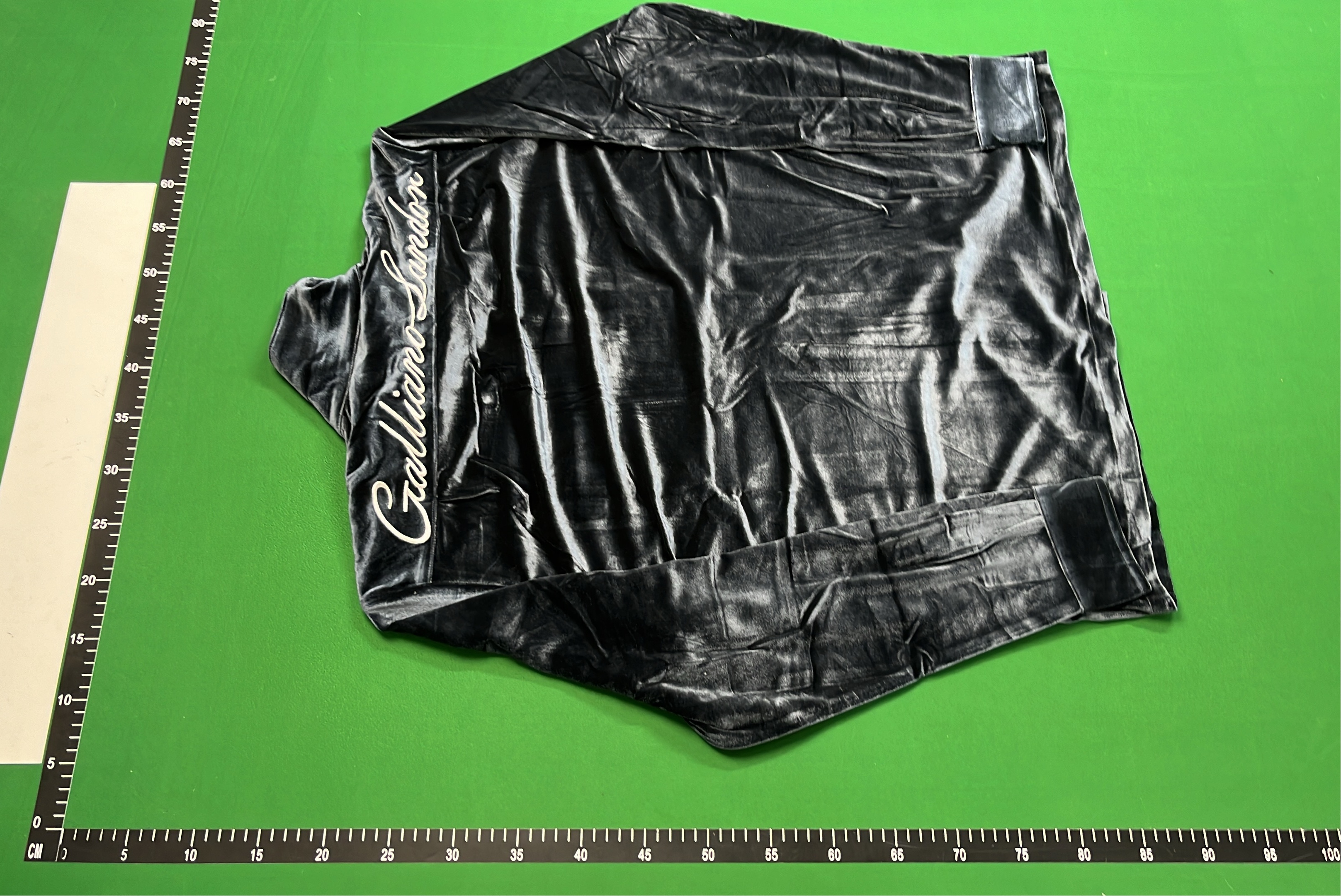 Beige Track Pants with Green Red Stripe Side Panel