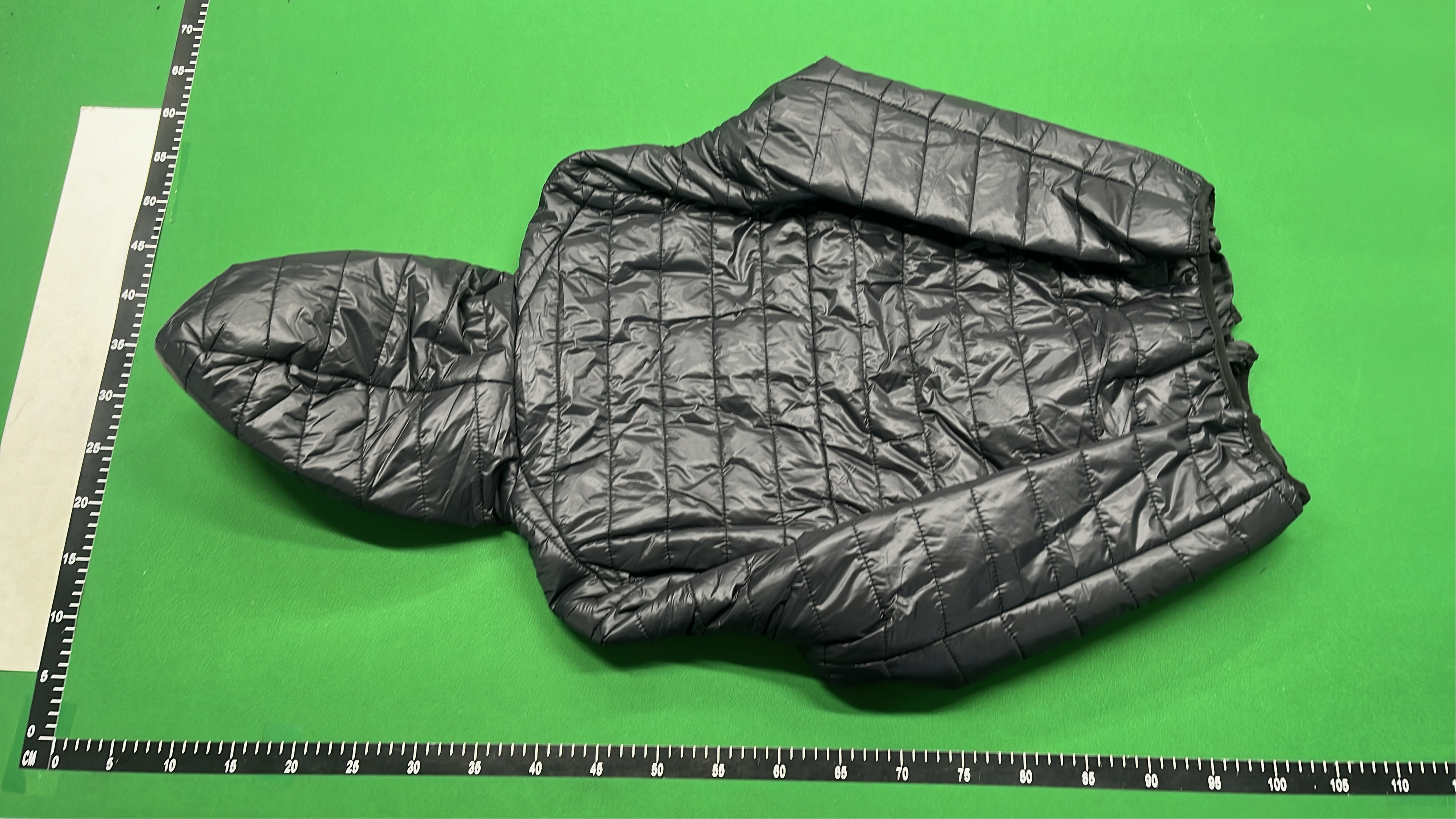 EA7 Black Hooded Puffer Jacket for Men - Lightweight Winter Coat