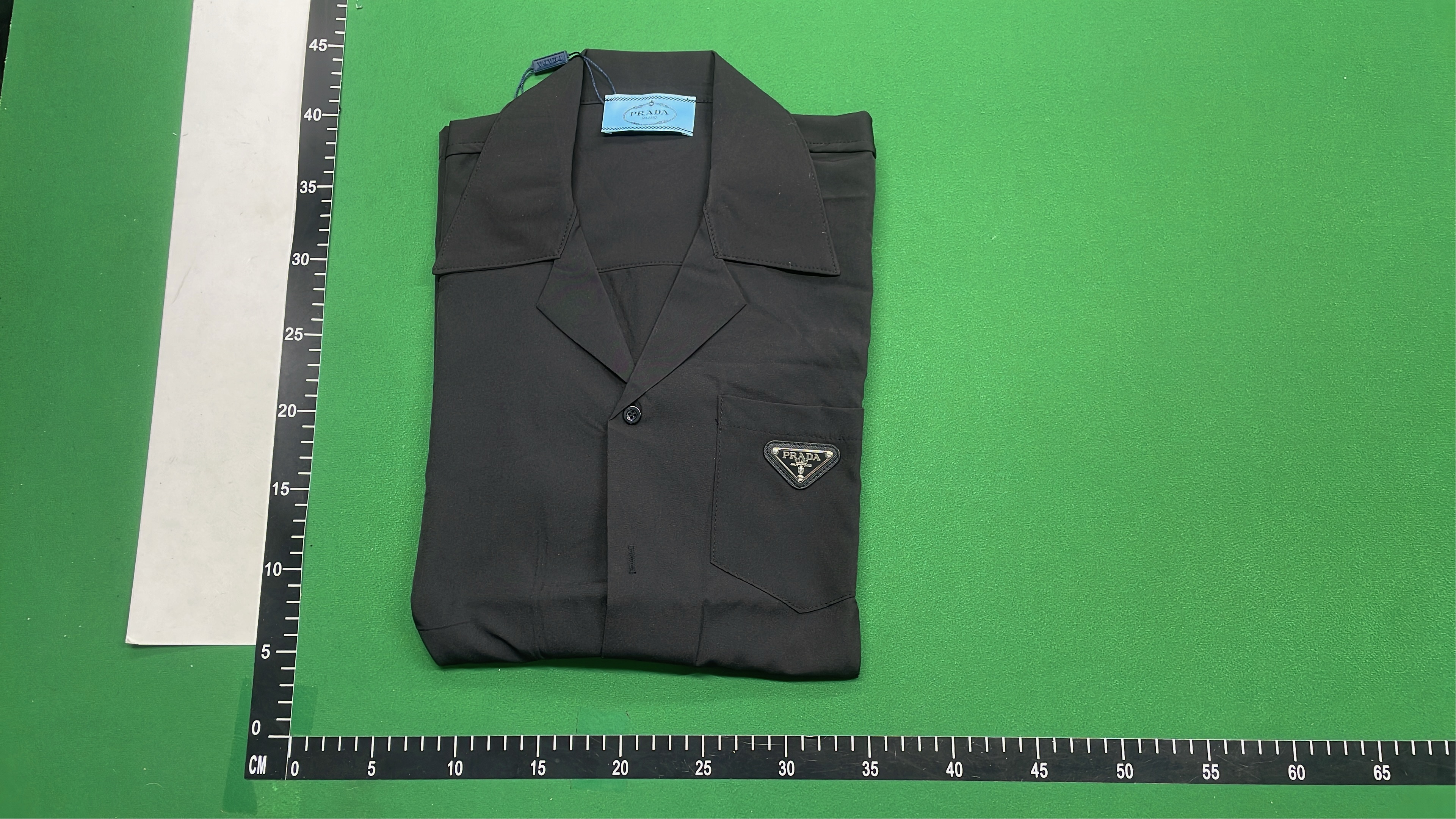 Prada Flame Print Short Sleeve Shirt