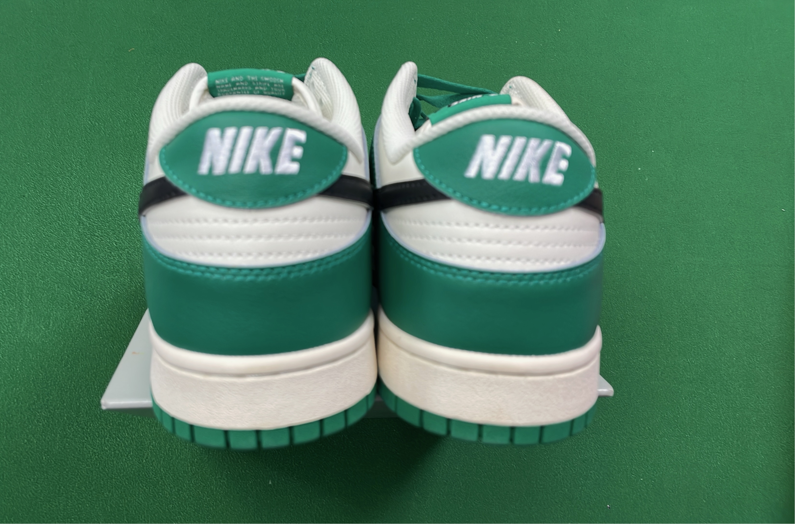 Nike Dunk Low Green White Black Sneakers