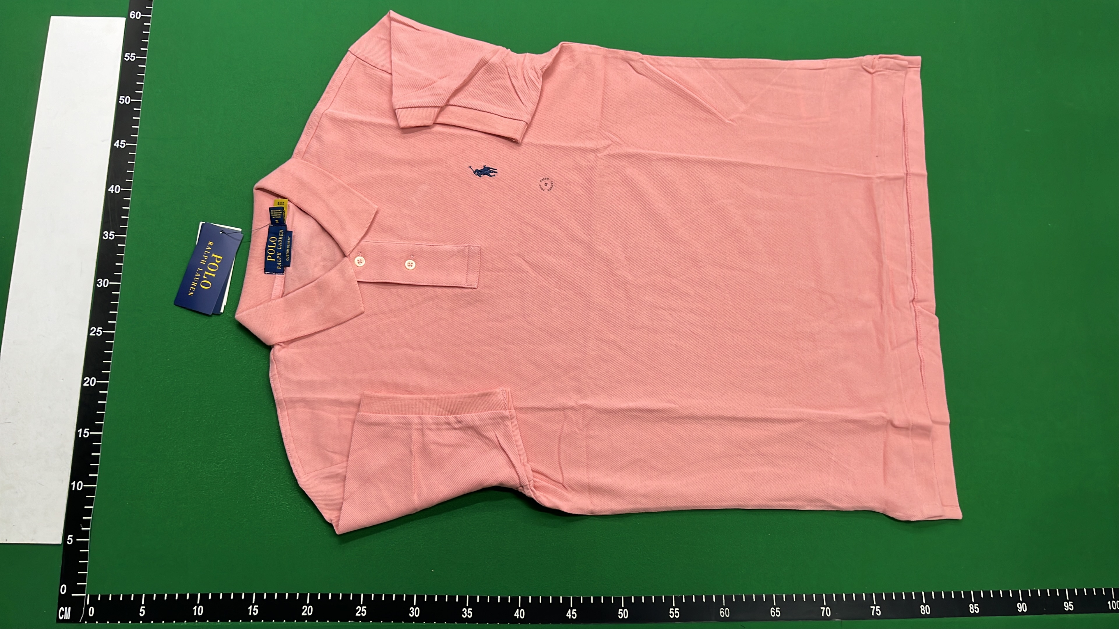 Men's Light Gray Short Sleeve Polo Shirt