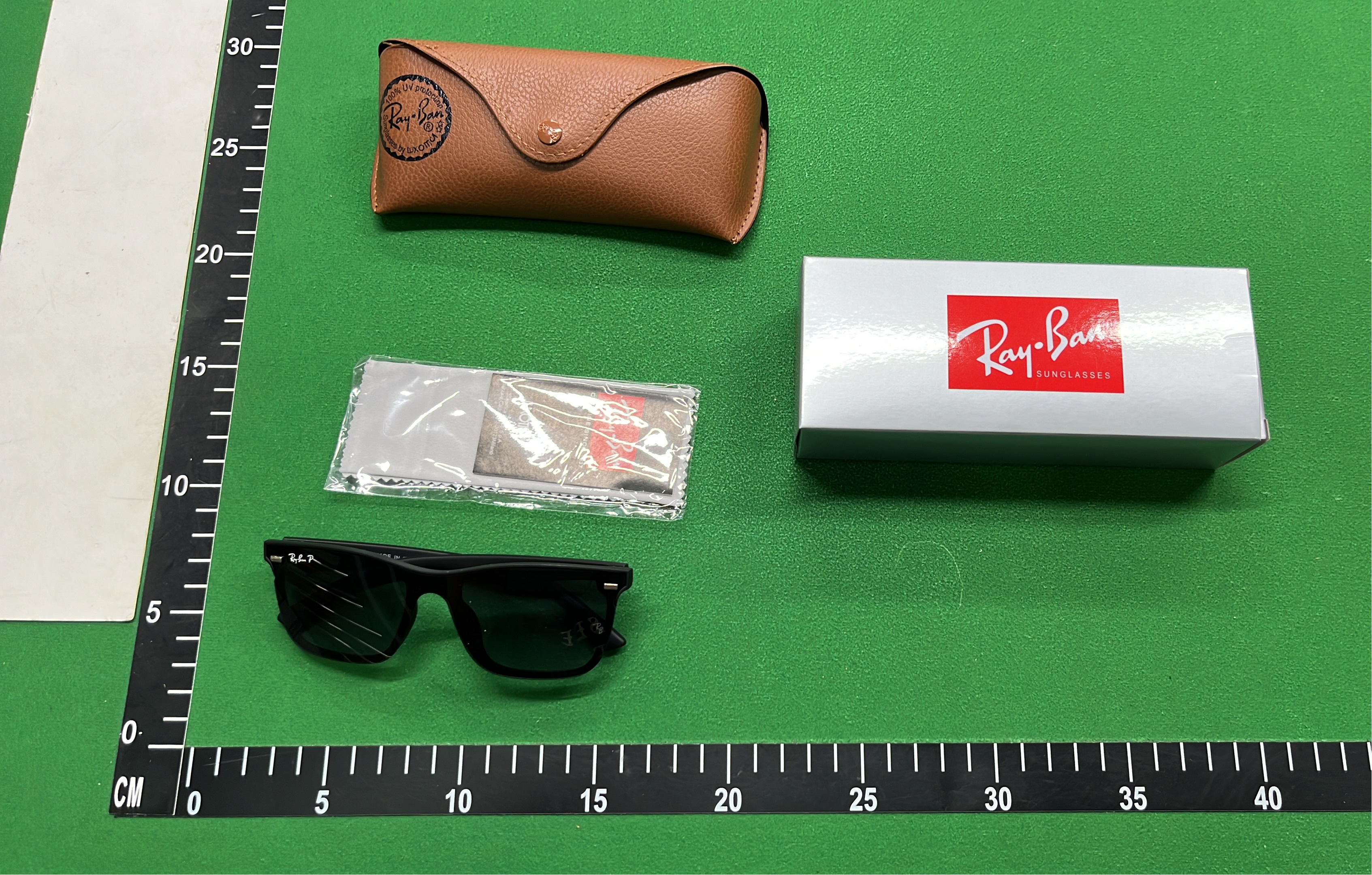 Ray-Ban Matte Black Sunglasses Classic Wayfarer Style